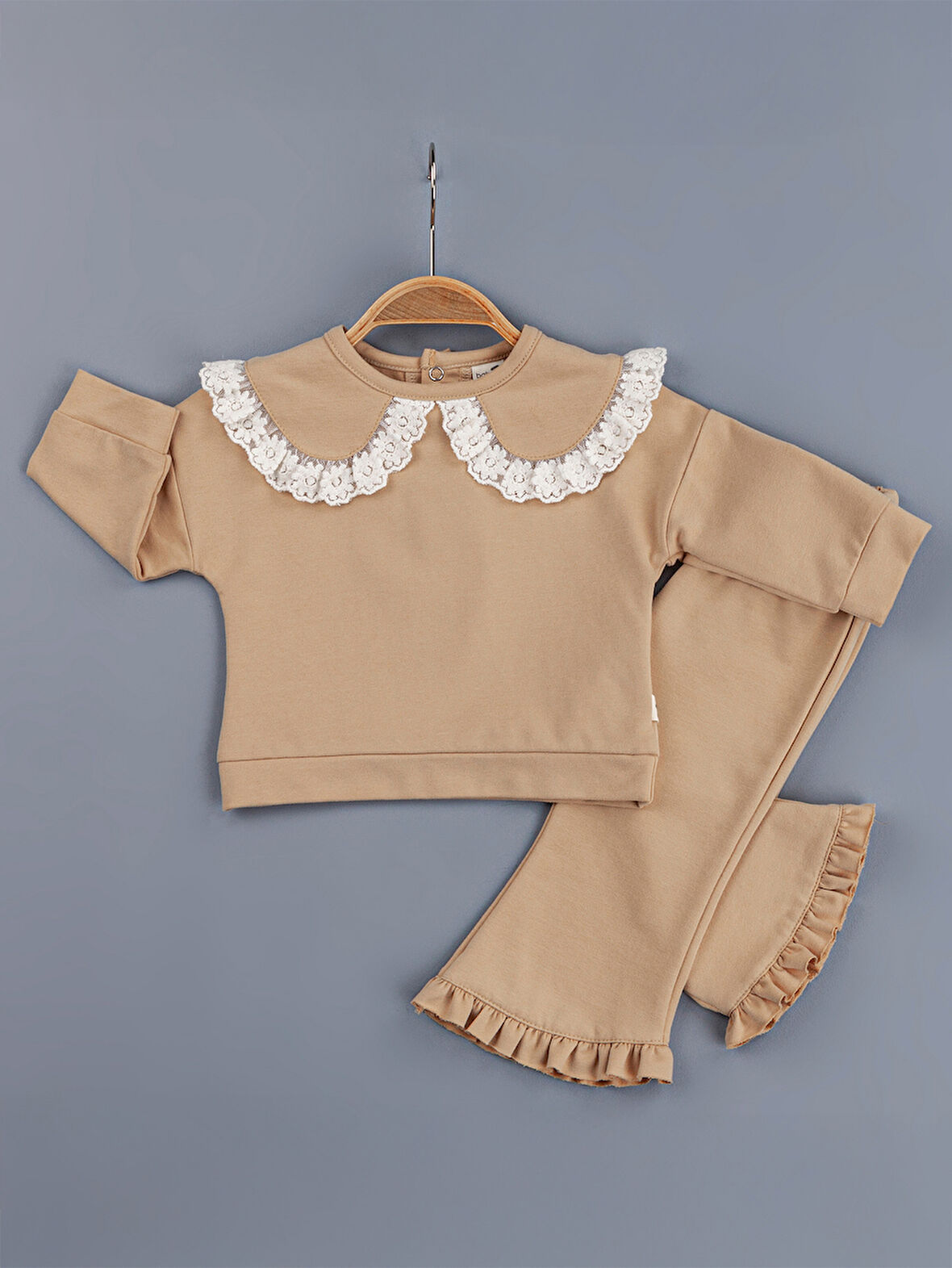 Baby Zz Kız Bebek Takım 6-18 Ay Bej