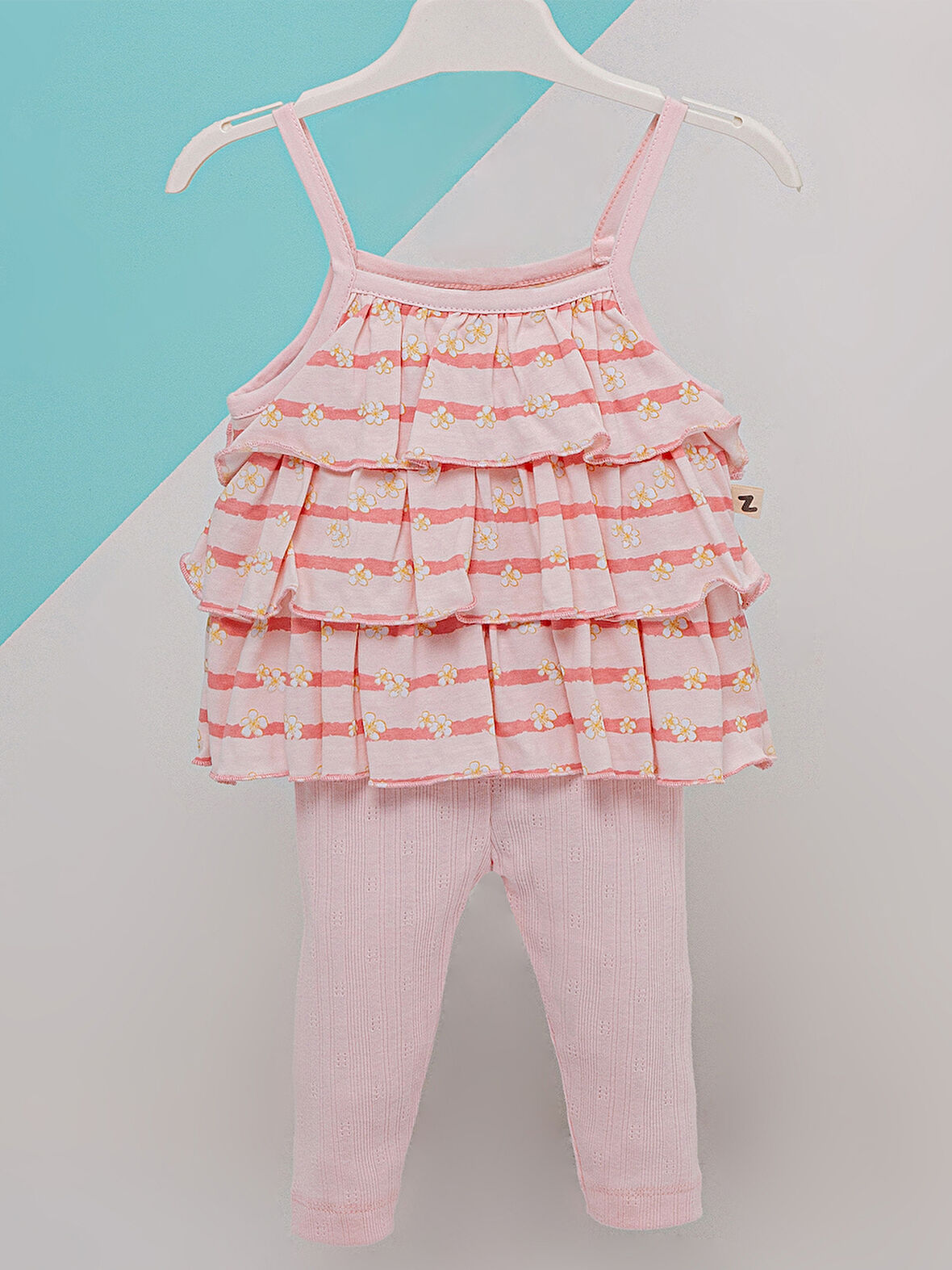 Baby Zz Kız Bebek Takım 6-12 Ay Pembe