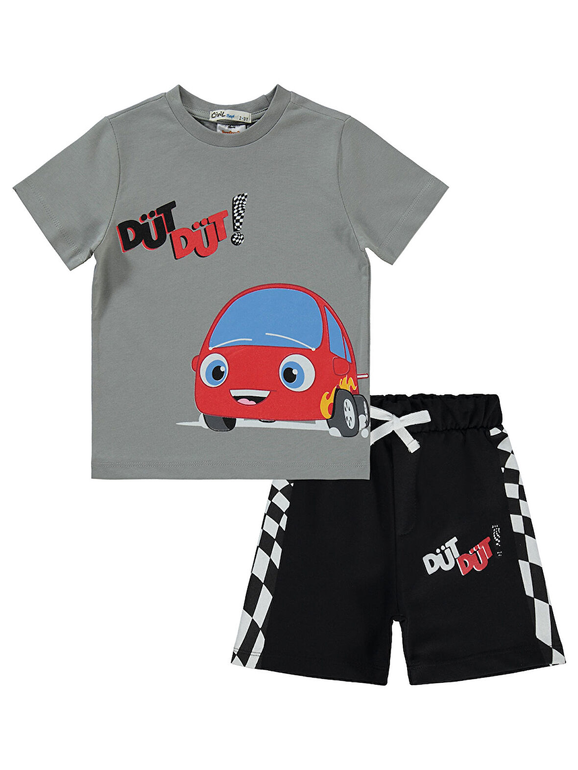 Civil Boys Erkek Çocuk Takım 2-5 Yaş Gri