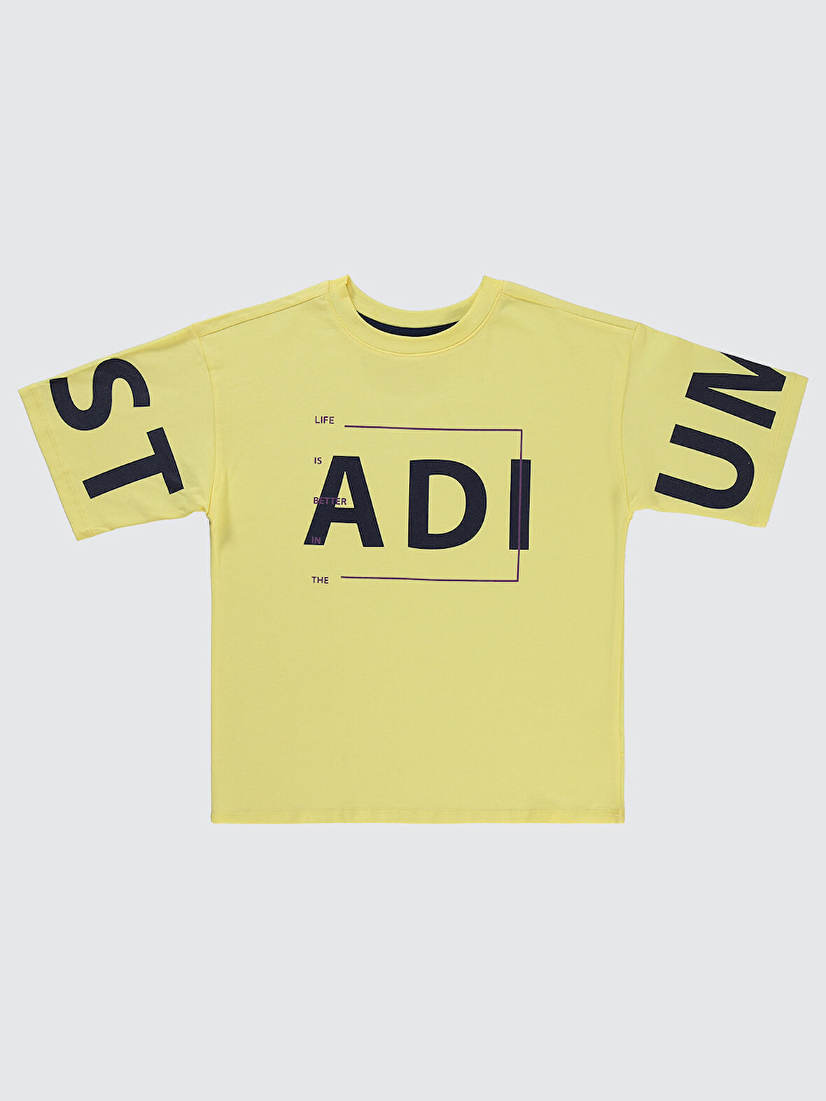 Civil Boys Erkek Çocuk Tişört 10-13 Yaş Açık Sarı