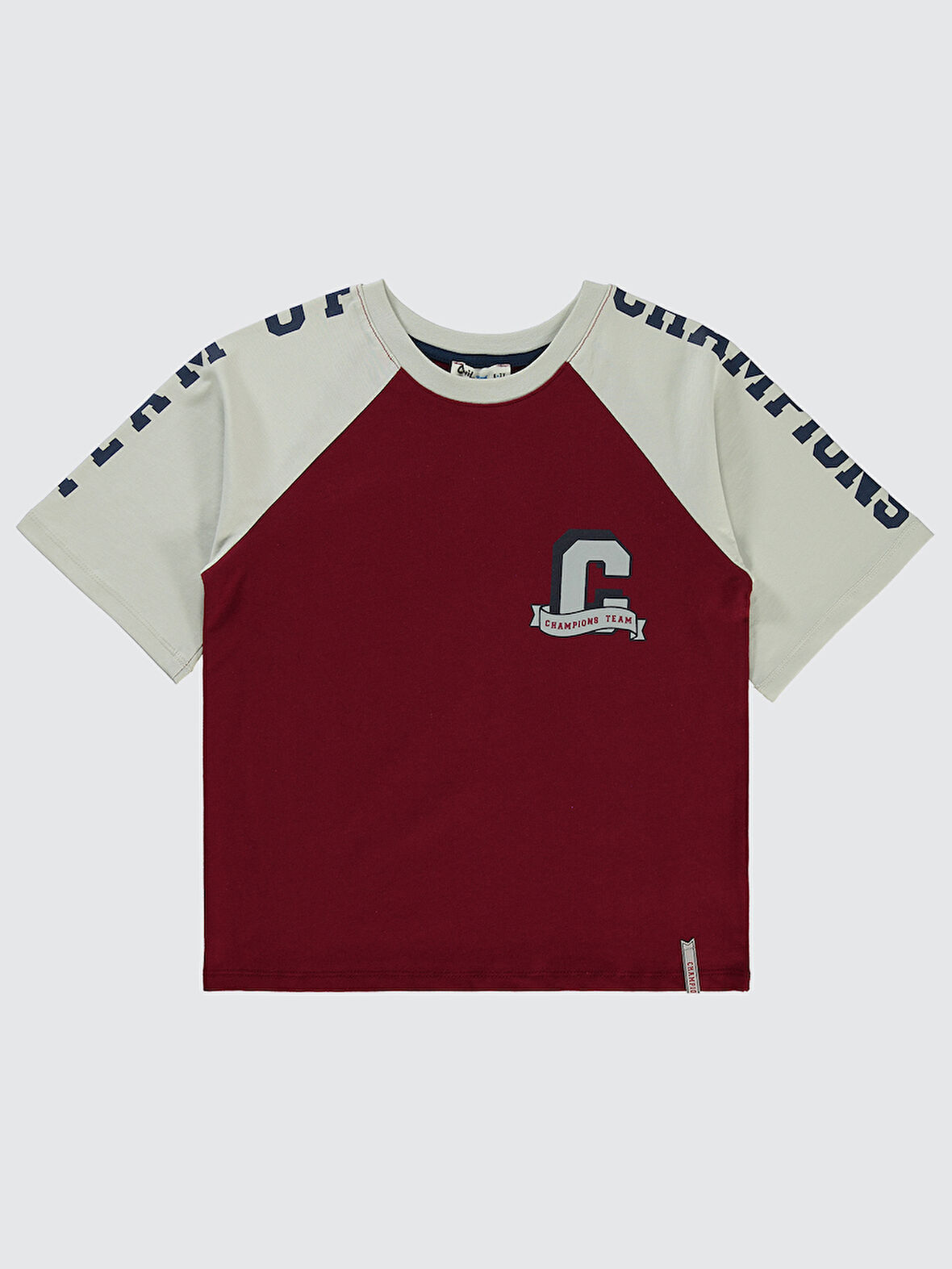 Civil Boys Erkek Çocuk Tişört 10-13 Yaş Bordo