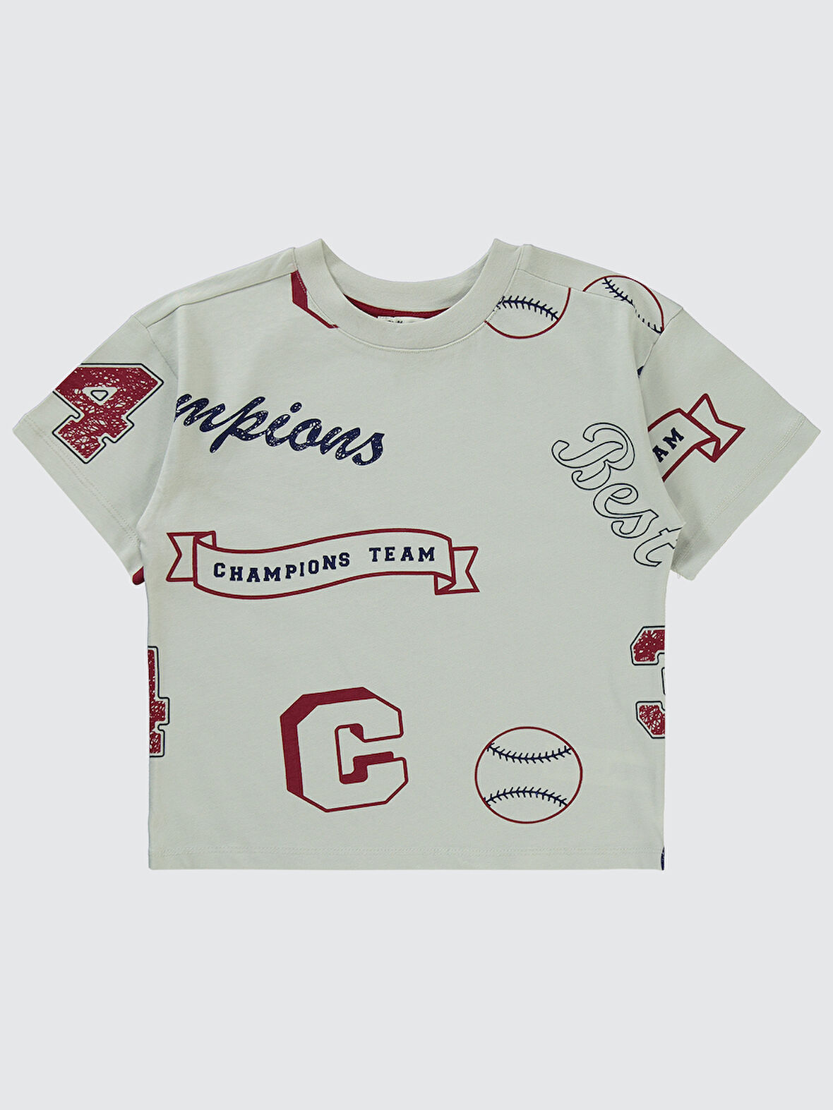 Civil Boys Erkek Çocuk Tişört 10-13 Yaş Bordo