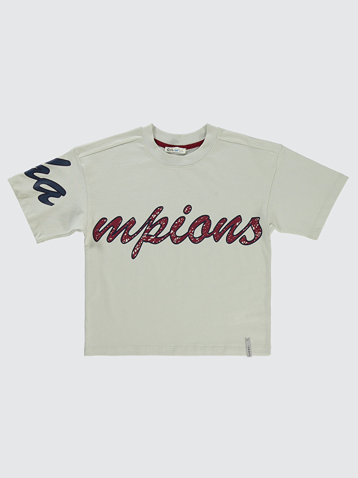 Civil Boys Erkek Çocuk Tişört 6-9 Yaş Bordo