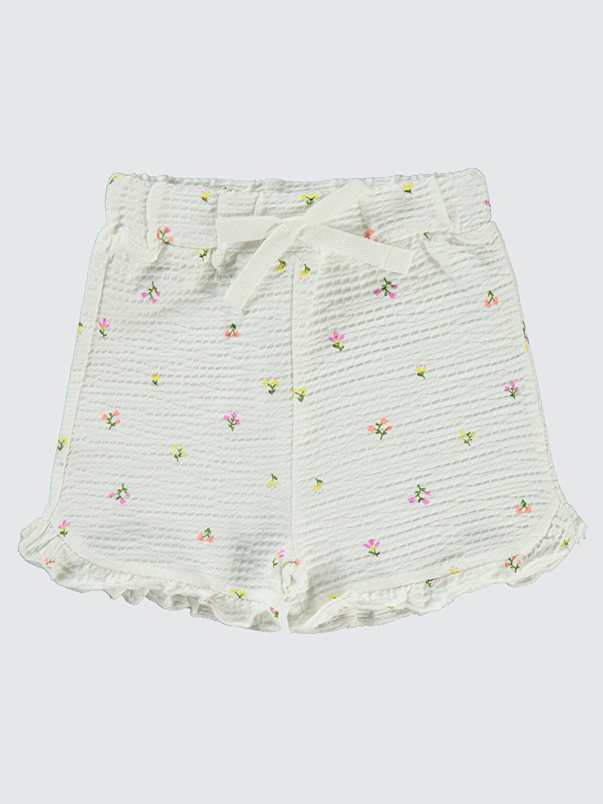 Civil Baby Kız Bebek Şort 6-18 Ay Ekru
