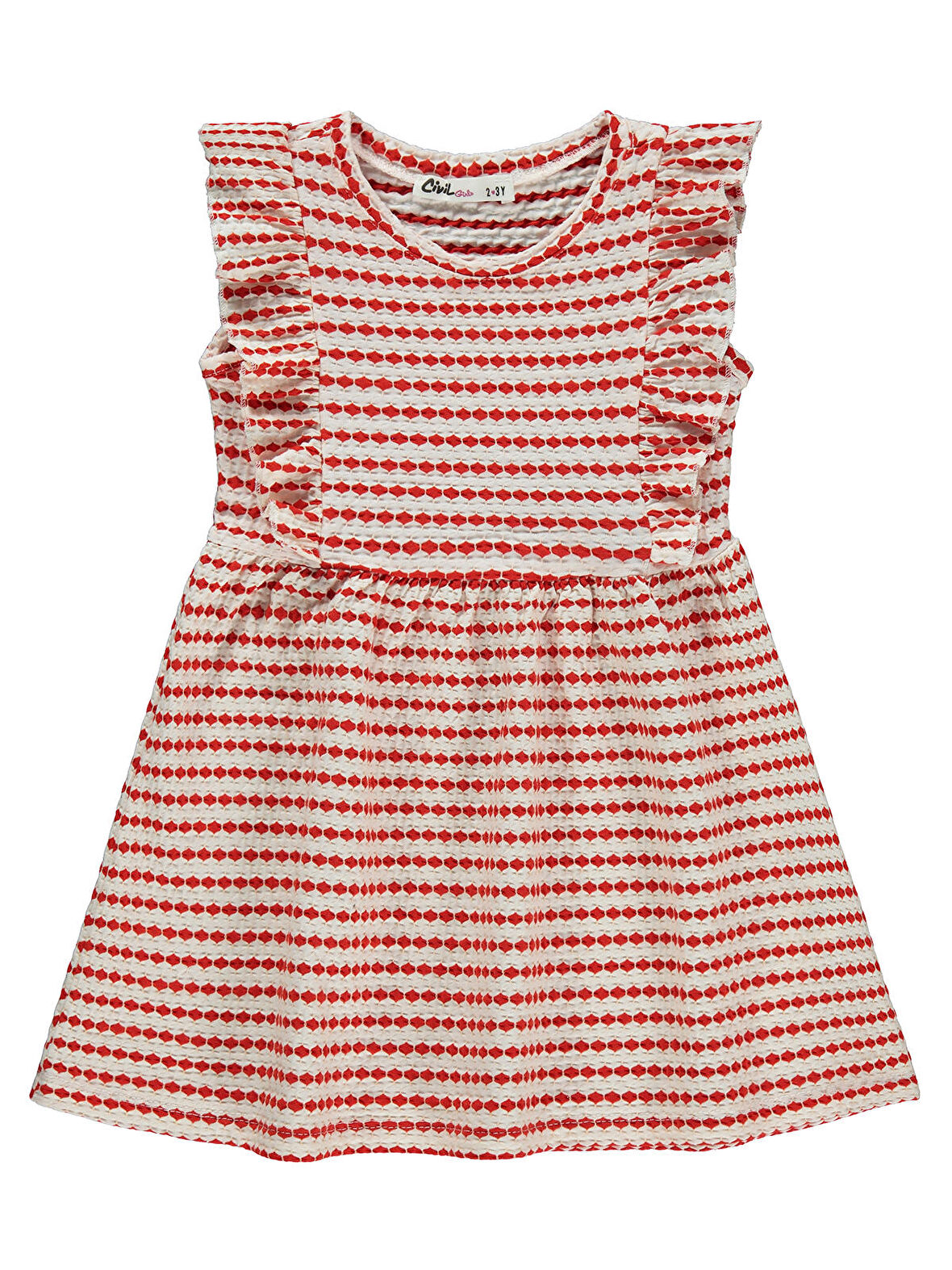 Civil Girls Kız Çocuk Elbise 2-5 Yaş Mercan
