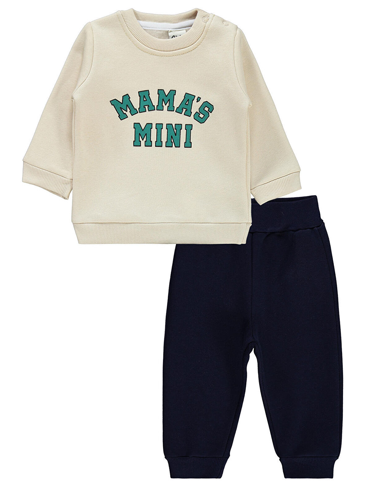 Civil Erkek Bebek Takım 6-18 Ay Ekru