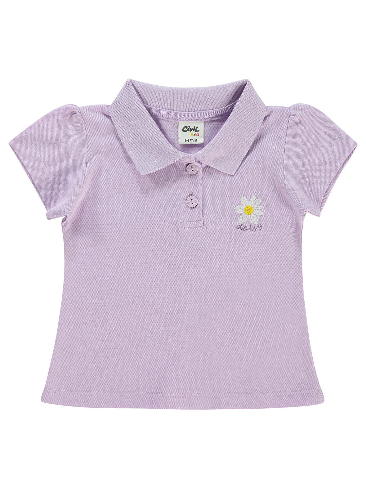 Civil Baby Kız Bebek Tişört 6-18 Ay Lila