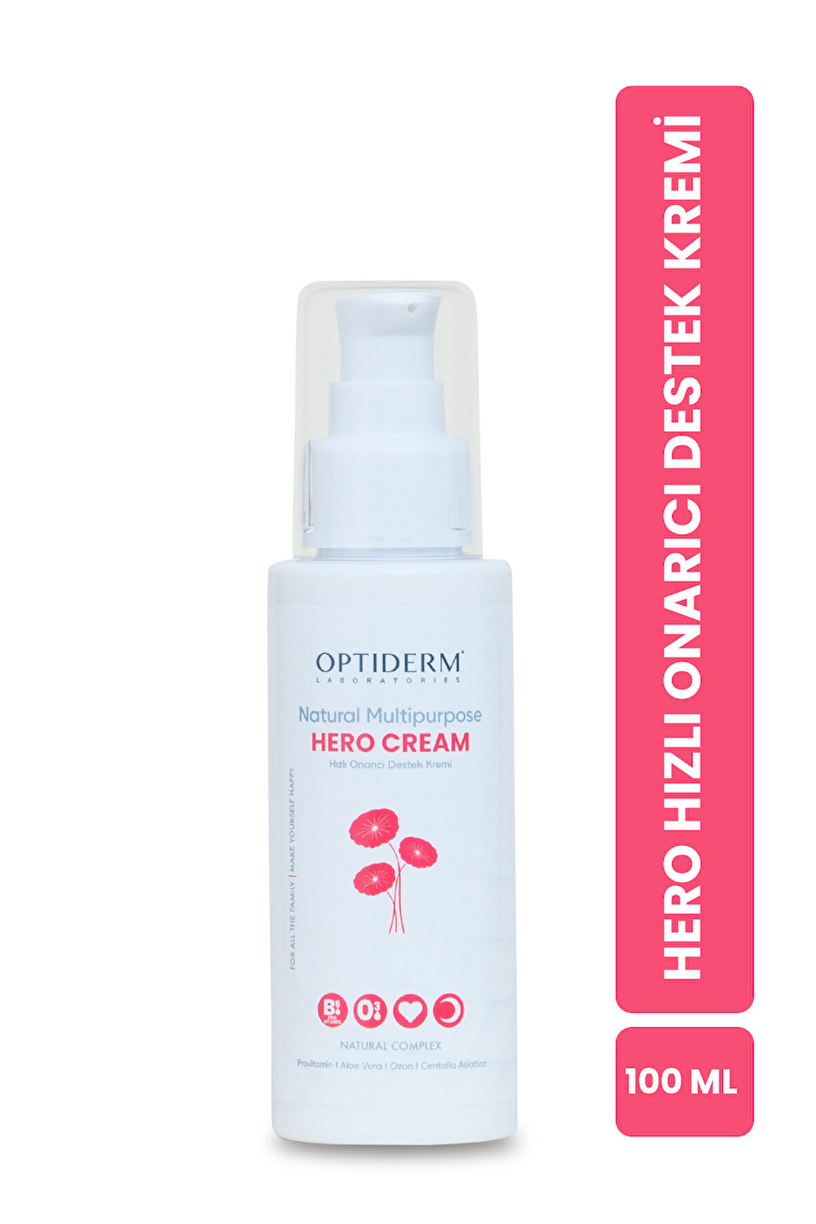 Optiderm Hero Cream Hızlı Onarıcı Destek Yara Yanık Kremi 100 ml