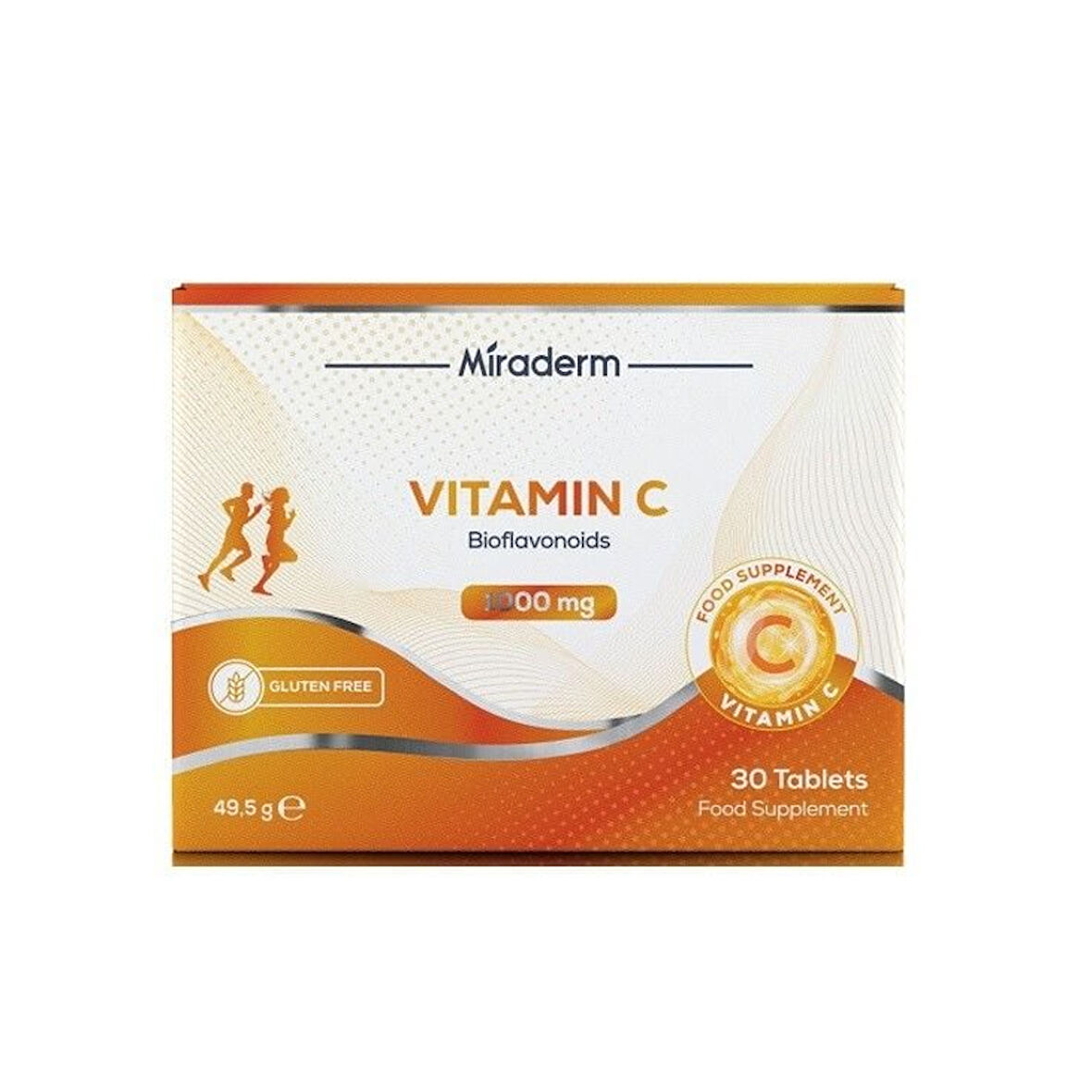 Miraderm C Vitamini 1000 mg İçeren Takviye Edici Gda 30 Tablet