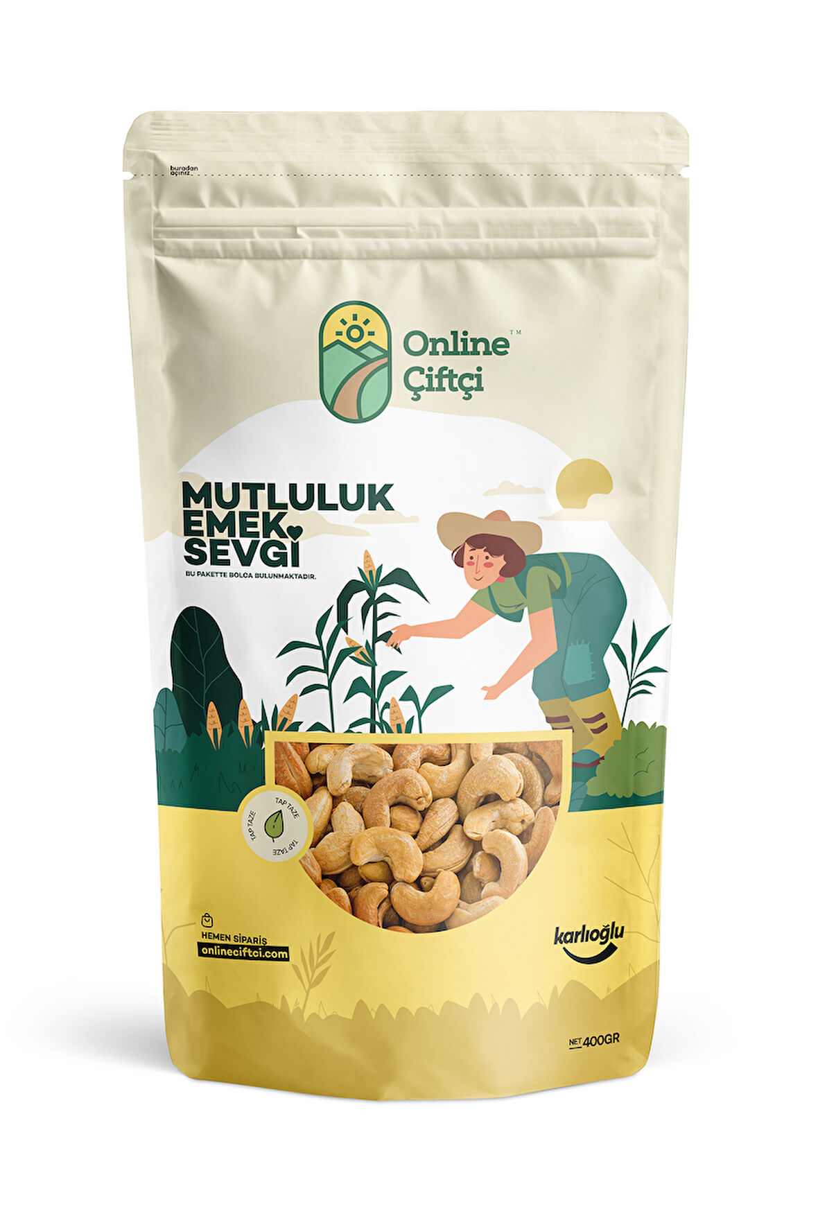 Kavrulmuş Kaju 400Gr