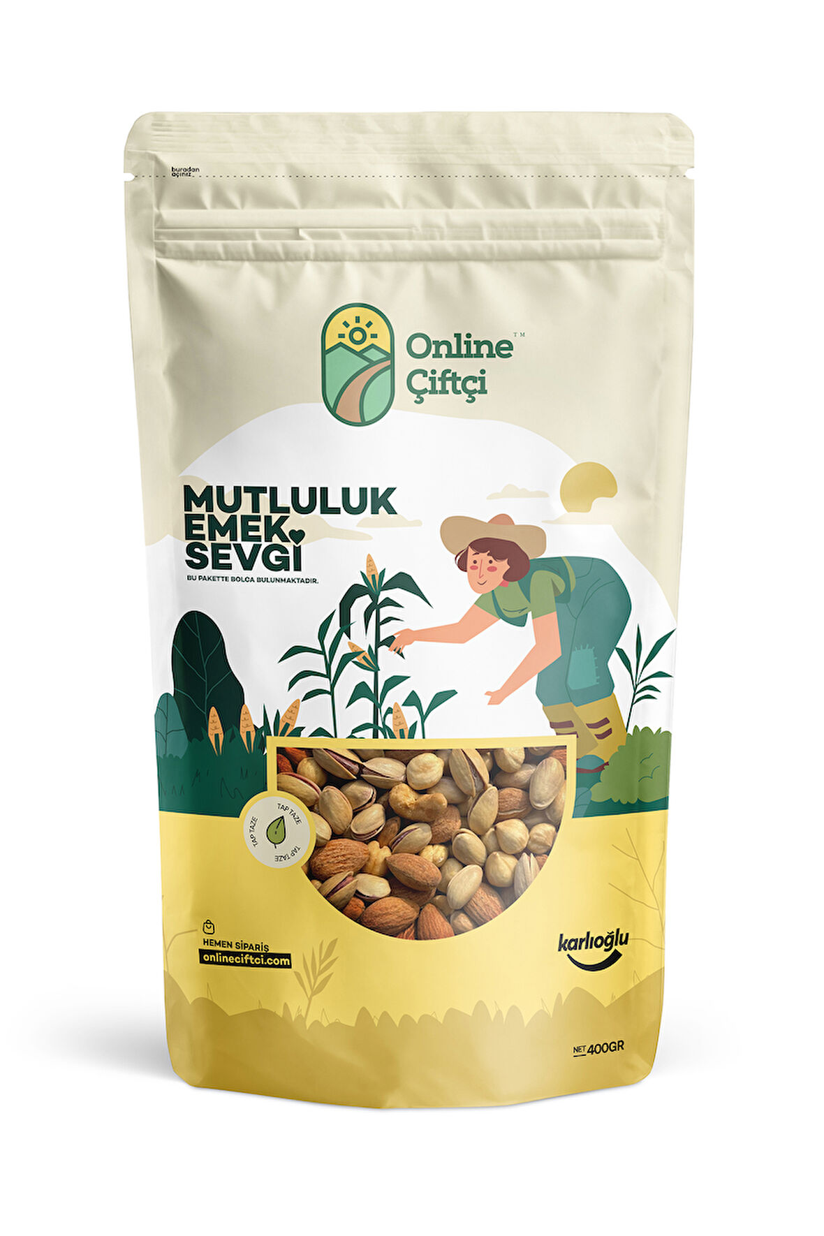 Lüks Karışık Kuruyemiş 400Gr