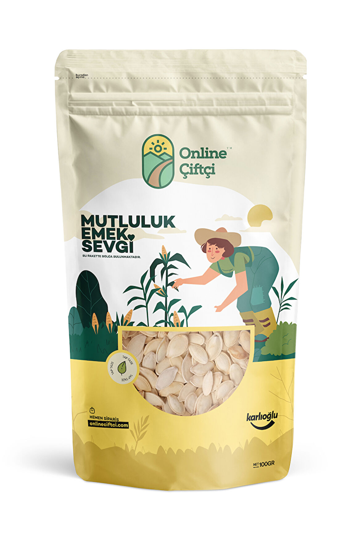 Tuzlu Kabak Çekirdeği 100Gr