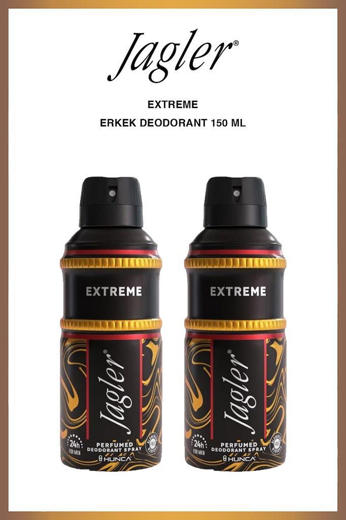 Jagler Deodorant Extreme Men 150 ml X2