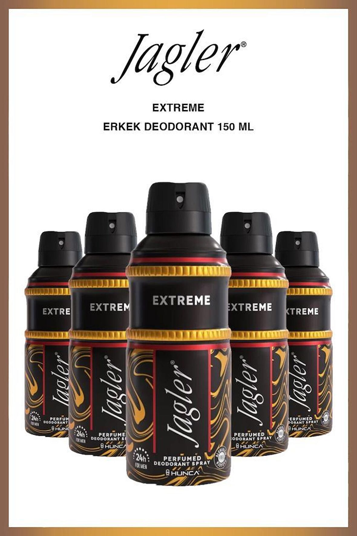 Jagler Deodorant Extreme Men 150 ml X5