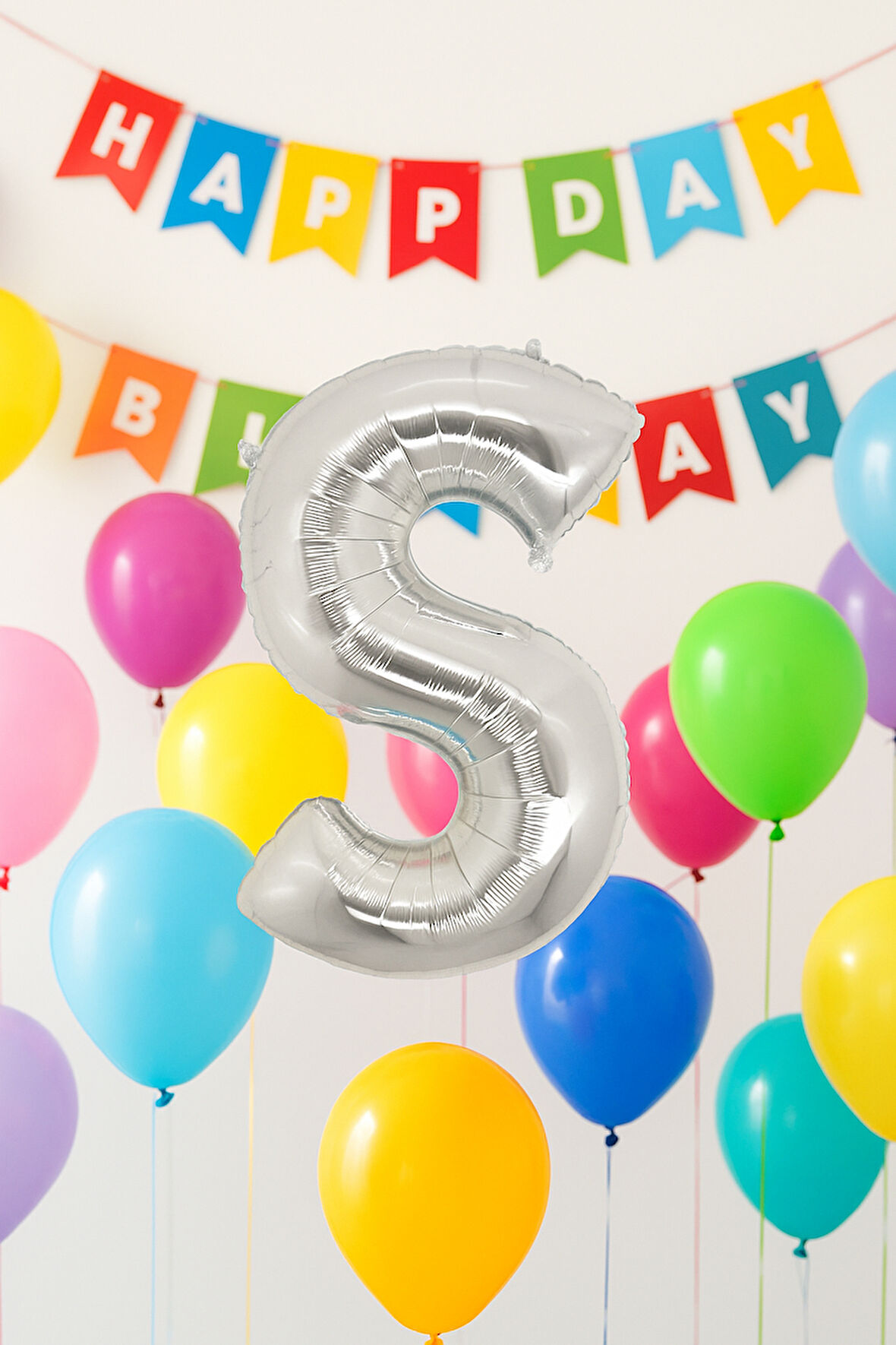 Folyo Harf S Gümüş 26 Inc 66 Cm Balonevi