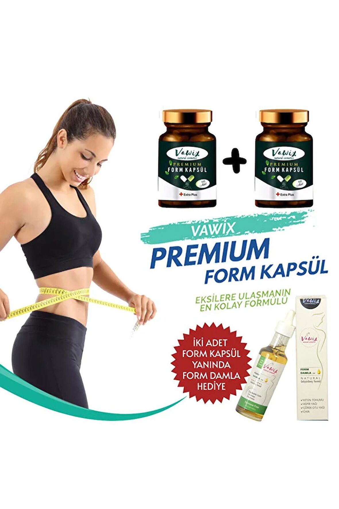 Premium Form Kapsül - İKİ KUTU - FORM YAĞ HEDİYE