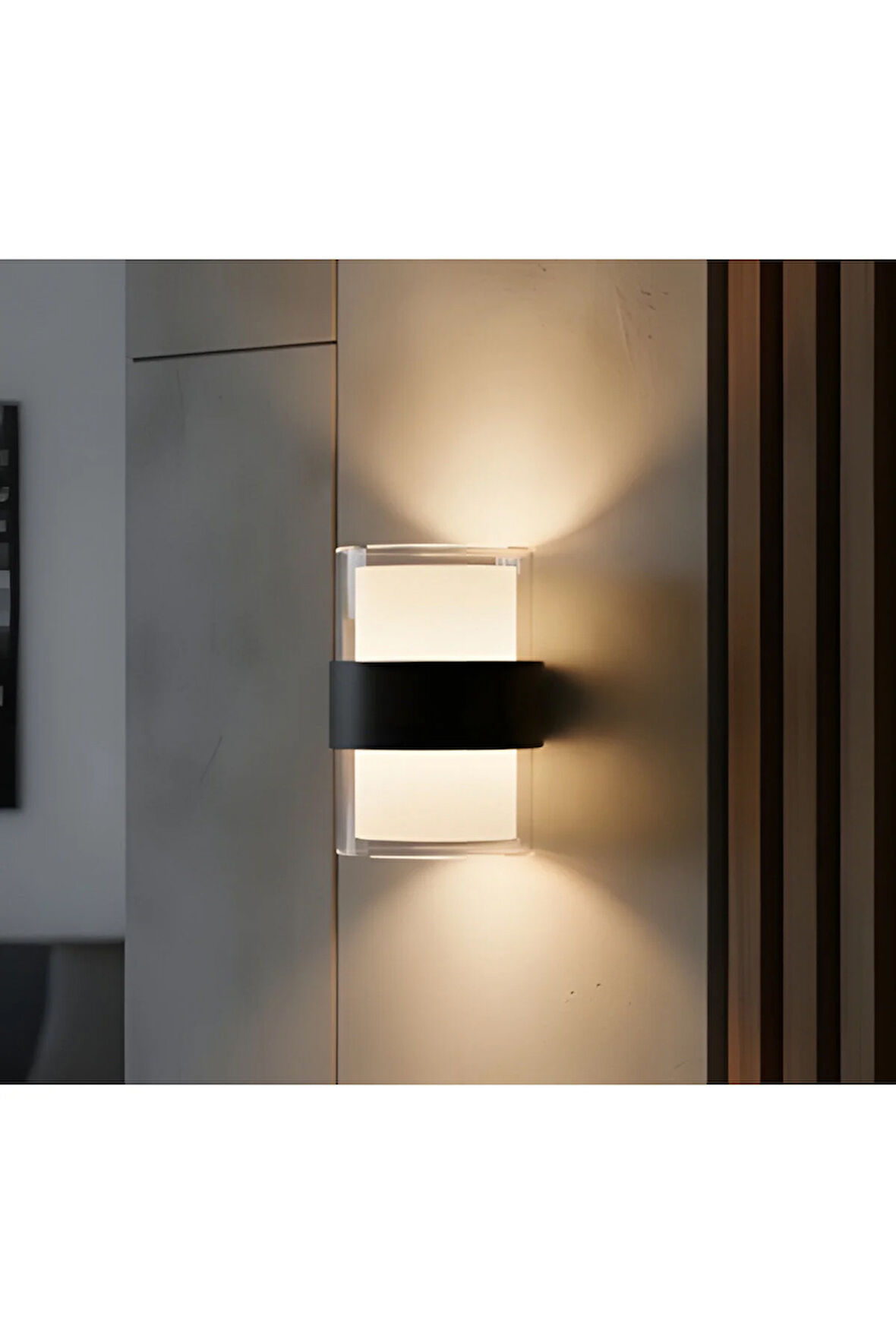 KDA733 DEKORATİF LED APLİK 10W 900 Lümen ABS - Gün Işığı