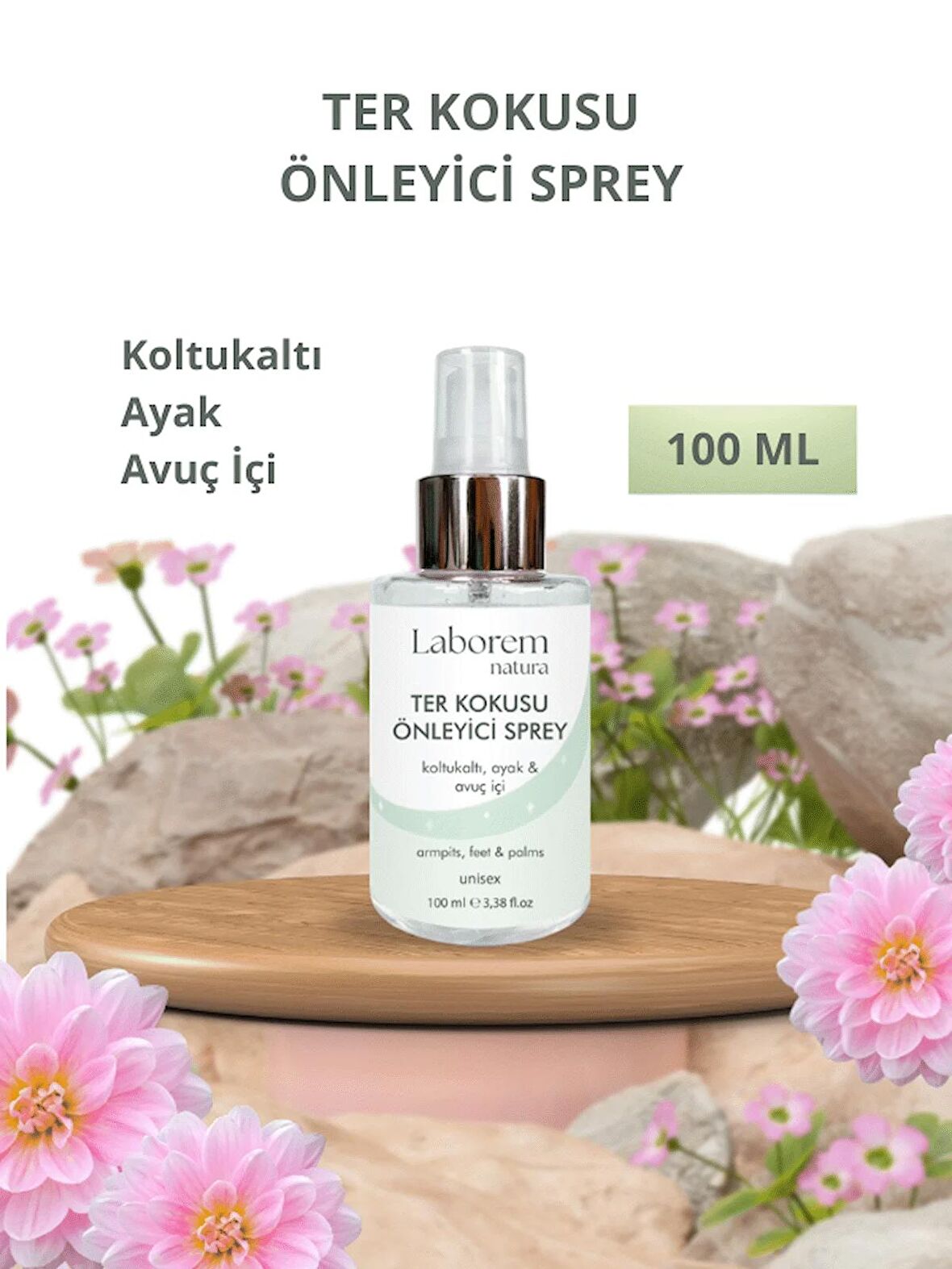 Laborem Natura Koltuk Altı-ayak-avuç Içi Ter Kokusu Önleyici Sprey, Antiperspirant Sprey