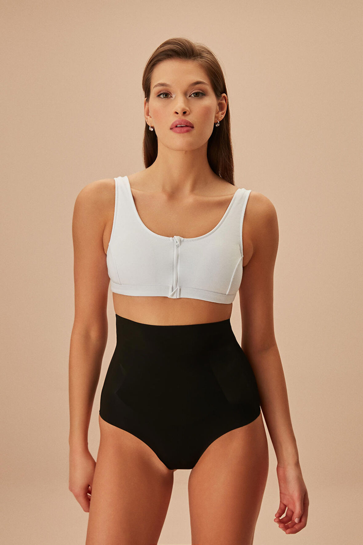 Suwen Koton Fermuarlı Bralet