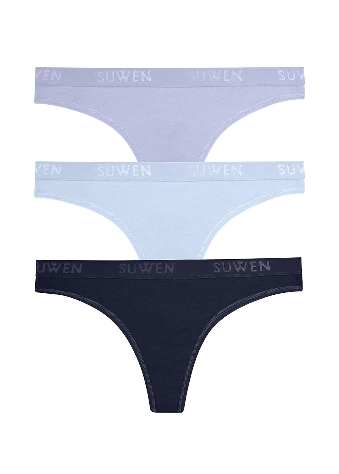 Suwen 3 lü Pamuklu String Külot