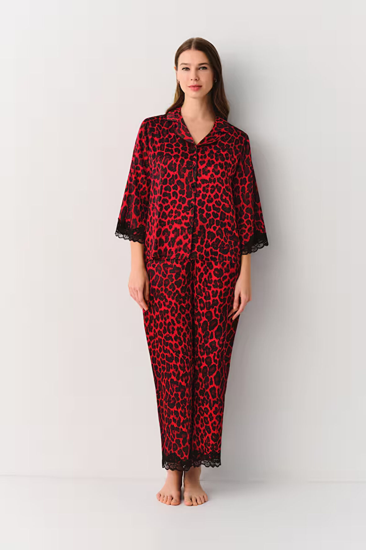 Suwen Lioness Maskülen Pijama Takımı