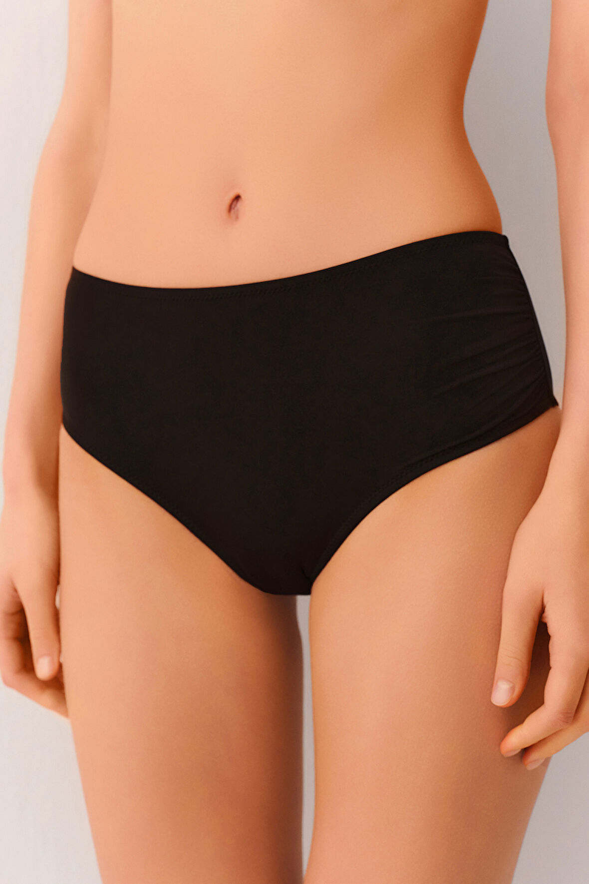 Suwen Yanı Drapeli Bikini Alt