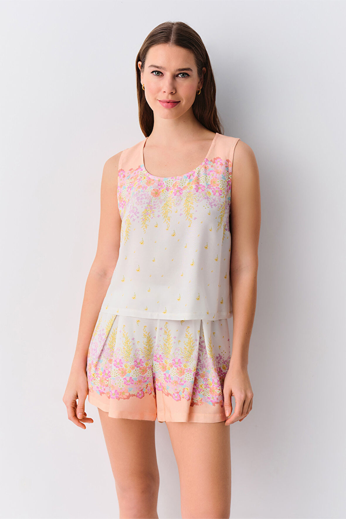 Suwen Sunset Şort Pijama Takımı