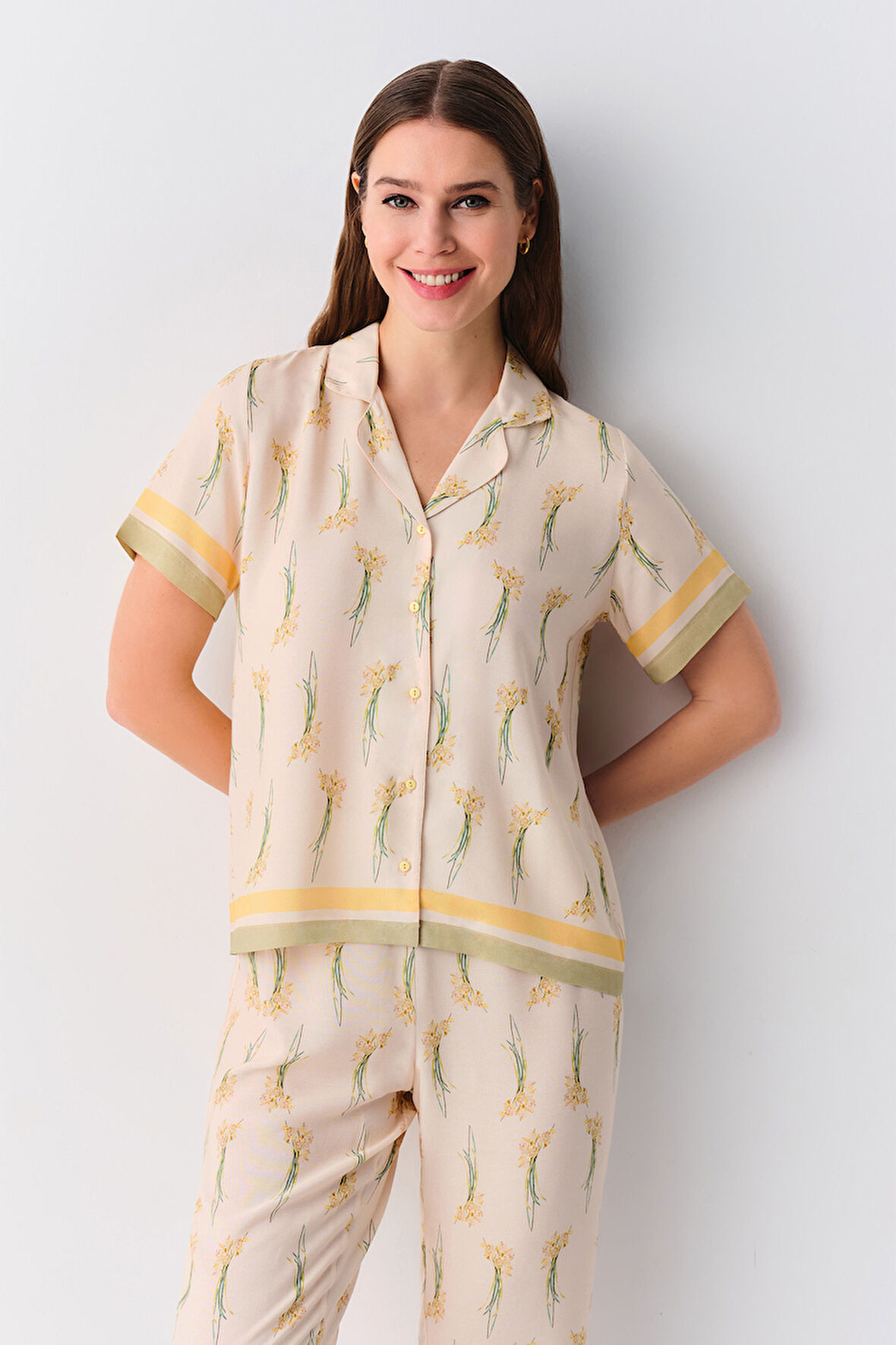 Suwen Elegant Maskülen Pijama Takımı
