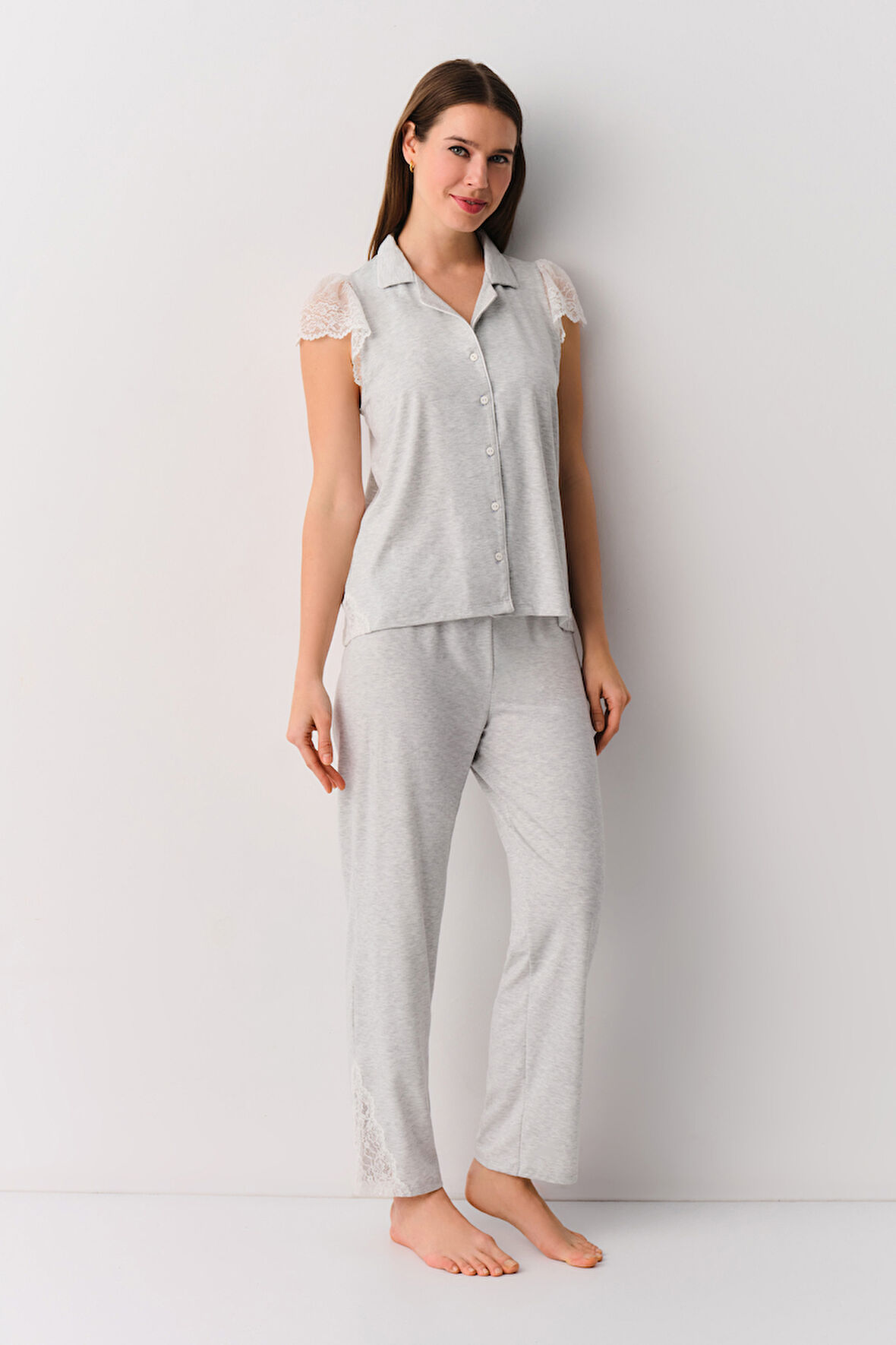 Suwen Nancy Maskülen Pijama Takımı