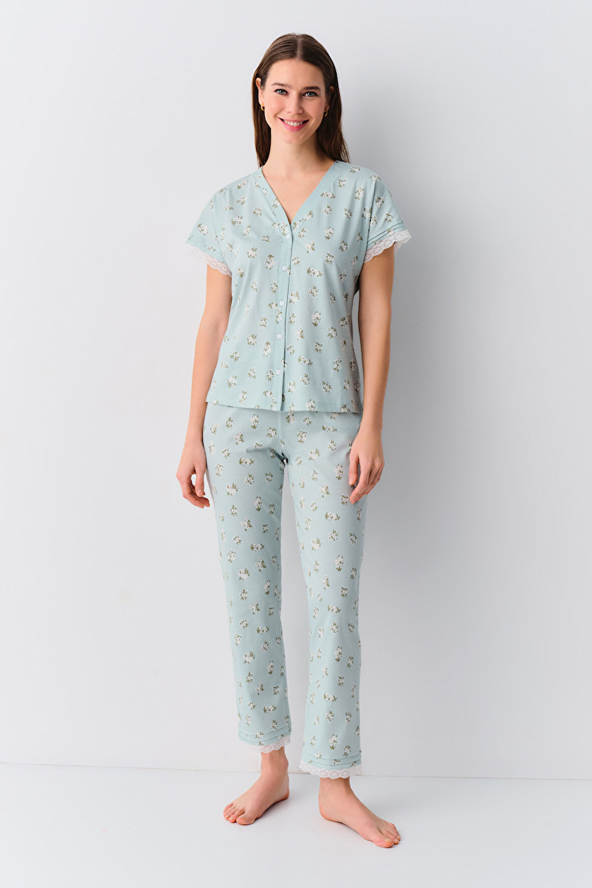 Suwen Amara Maskülen Pijama Takımı