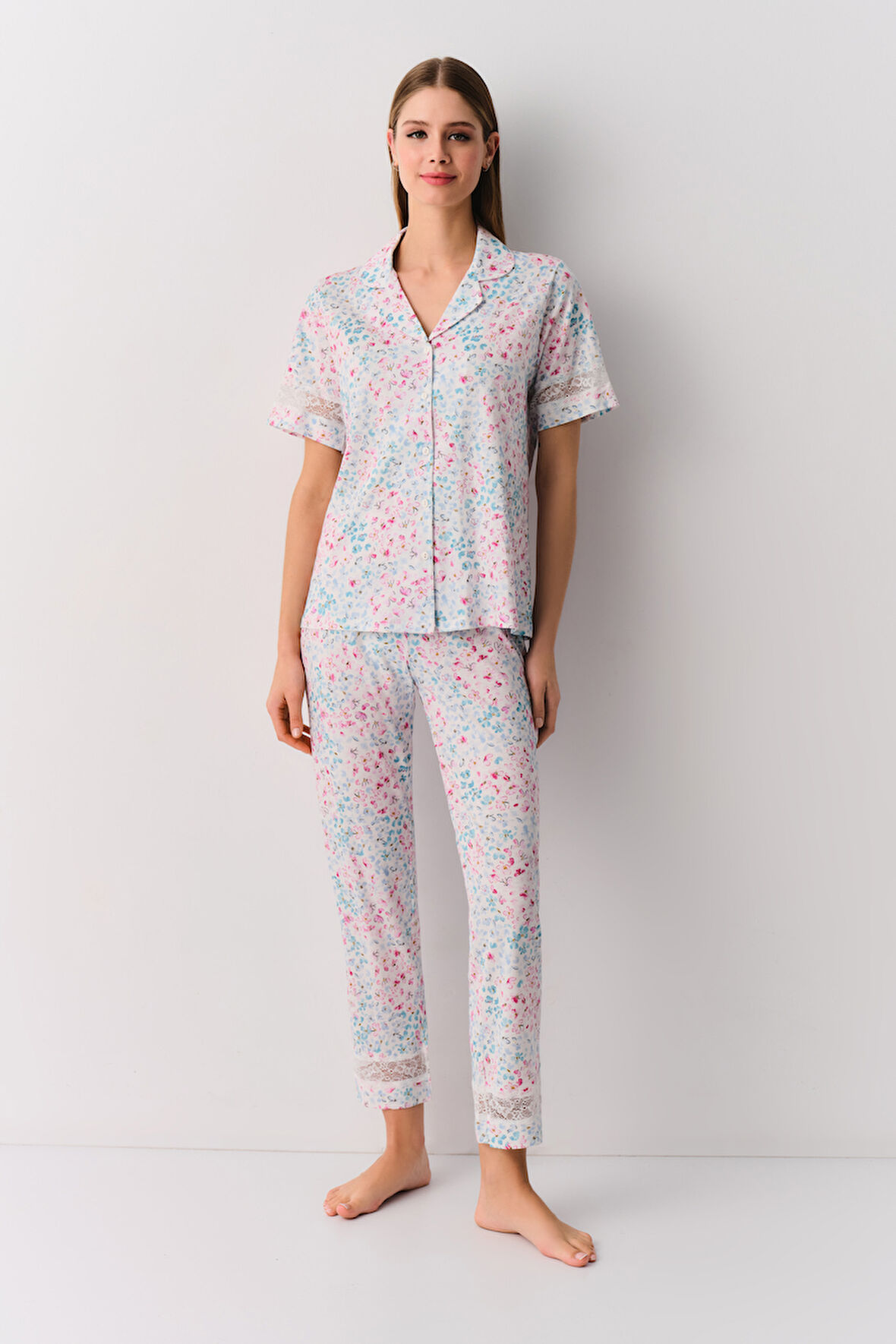 Suwen Serina Maskülen Pijama Takımı