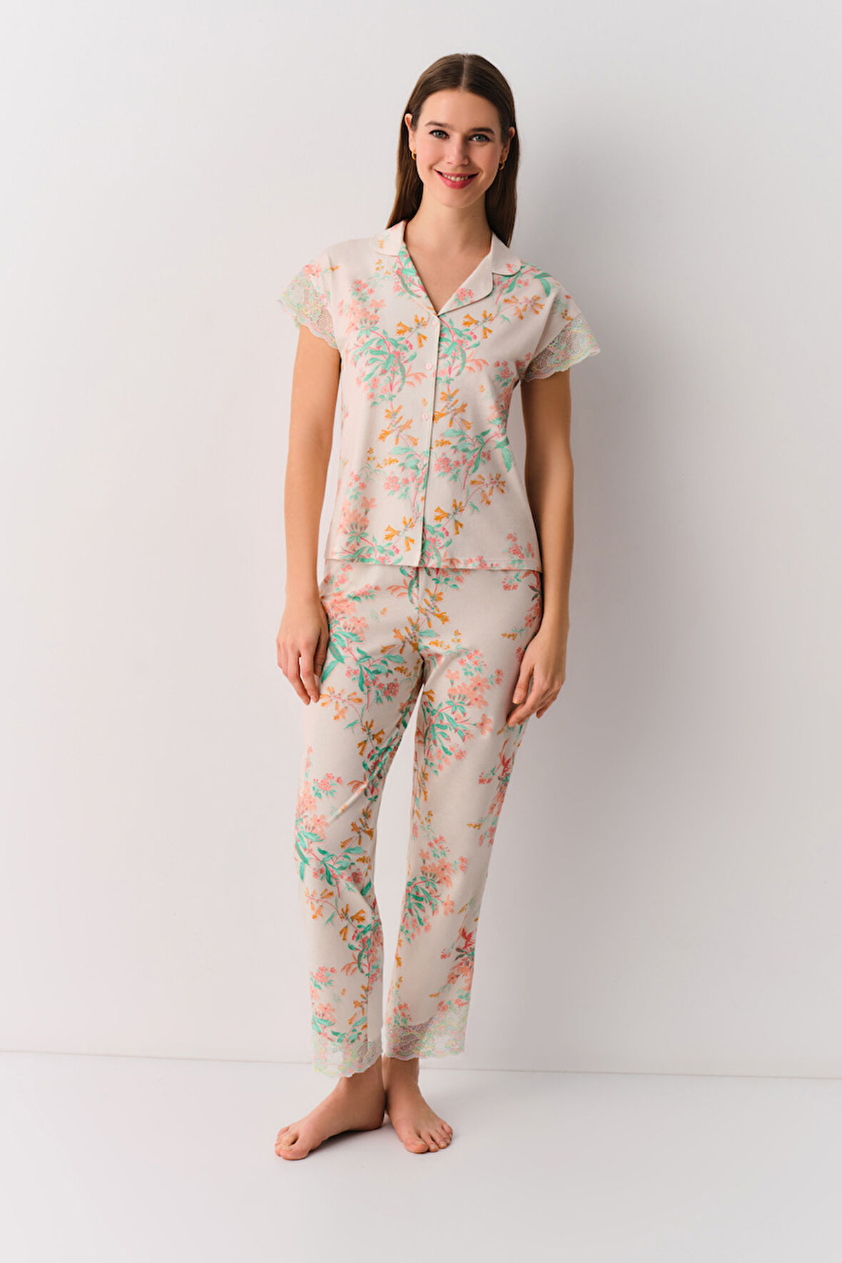 Suwen Laila Maskülen Pijama Takımı
