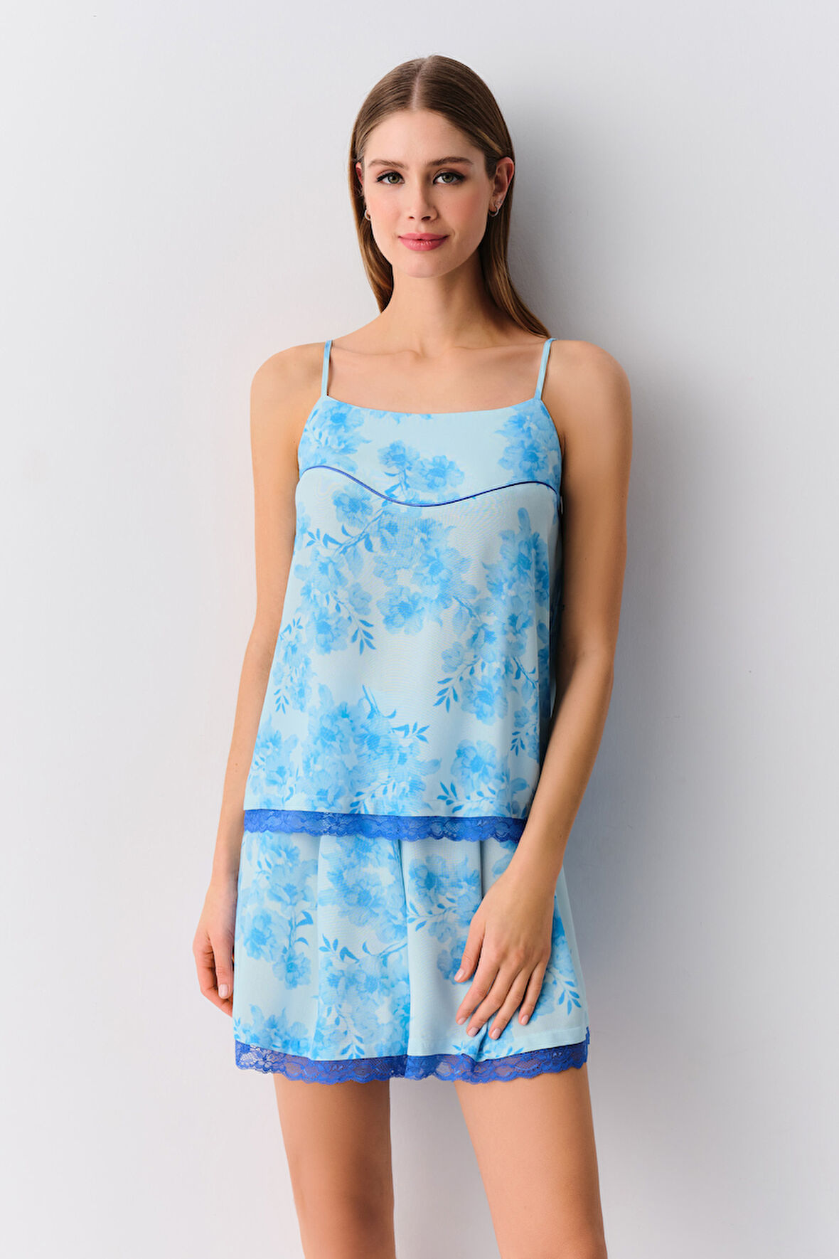 Suwen Rosalinda Şort Pijama Takımı