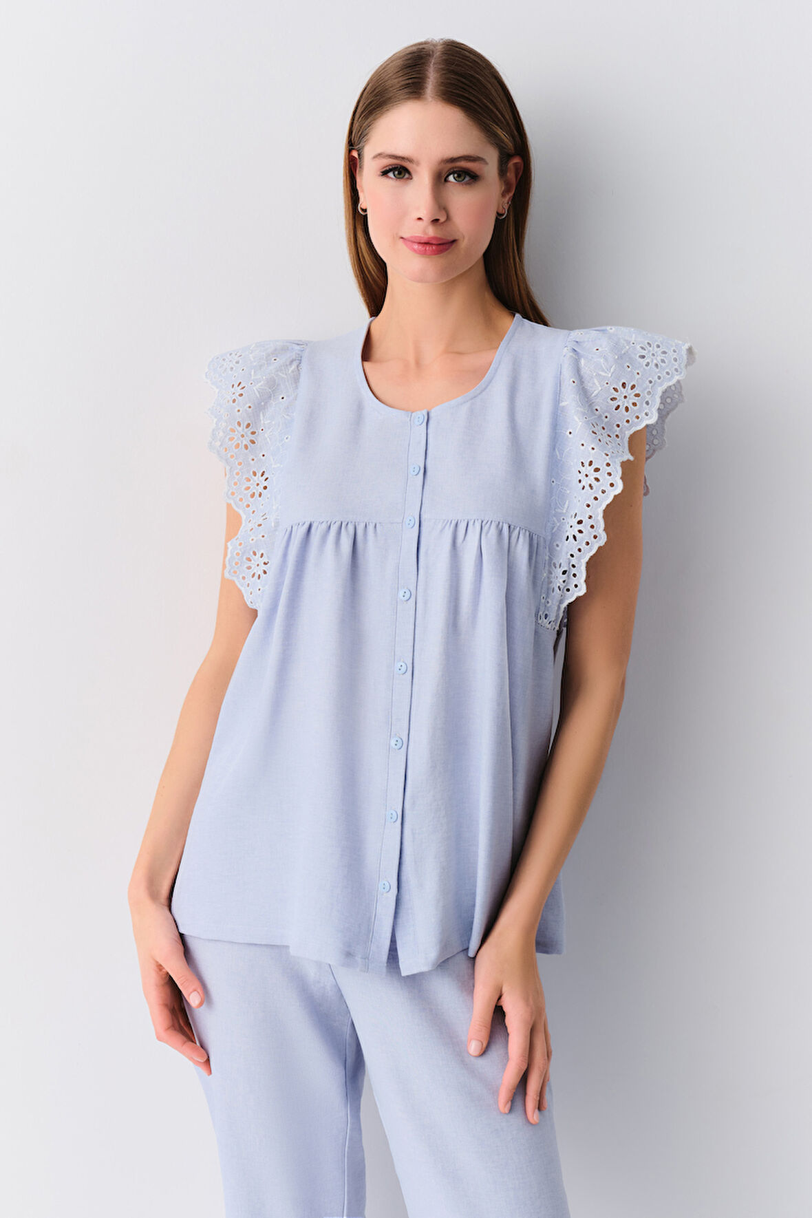 Suwen Lalin Maskülen Pijama Takımı