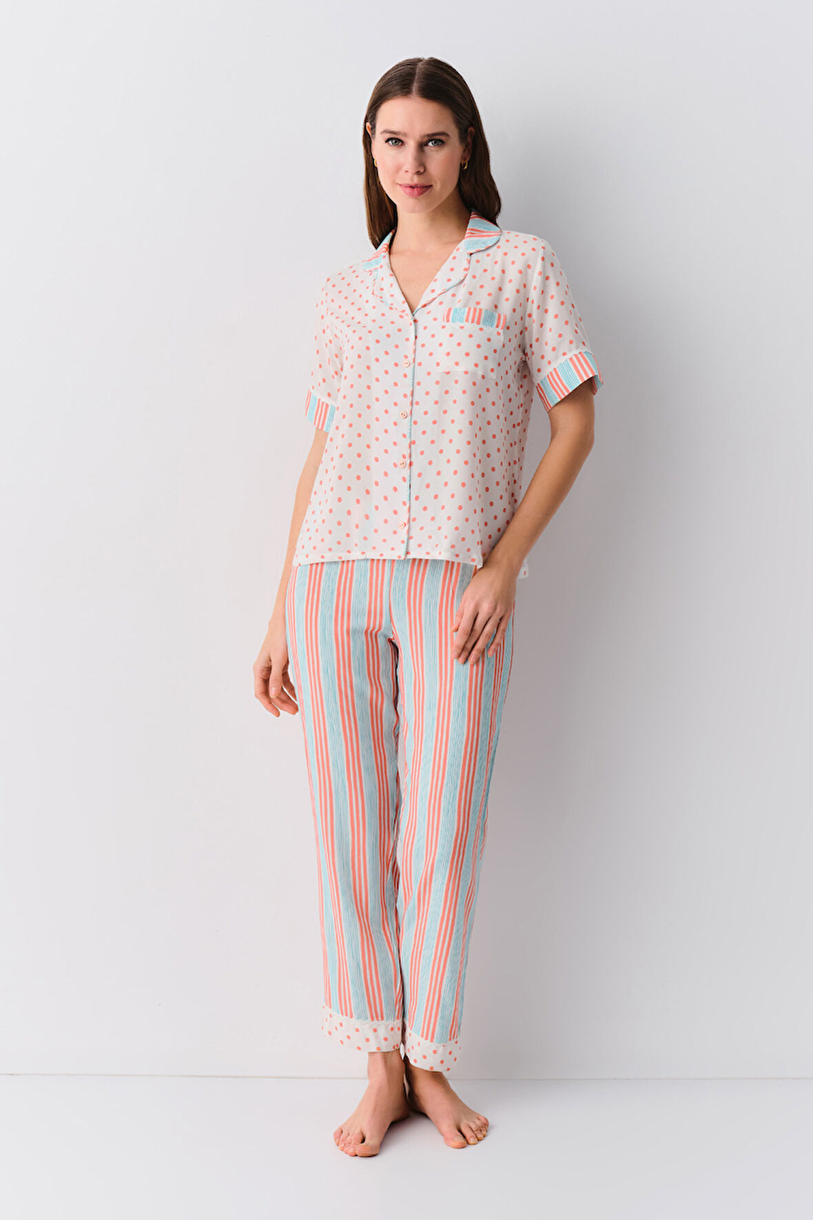 Suwen Loli Maskülen Pijama Takımı