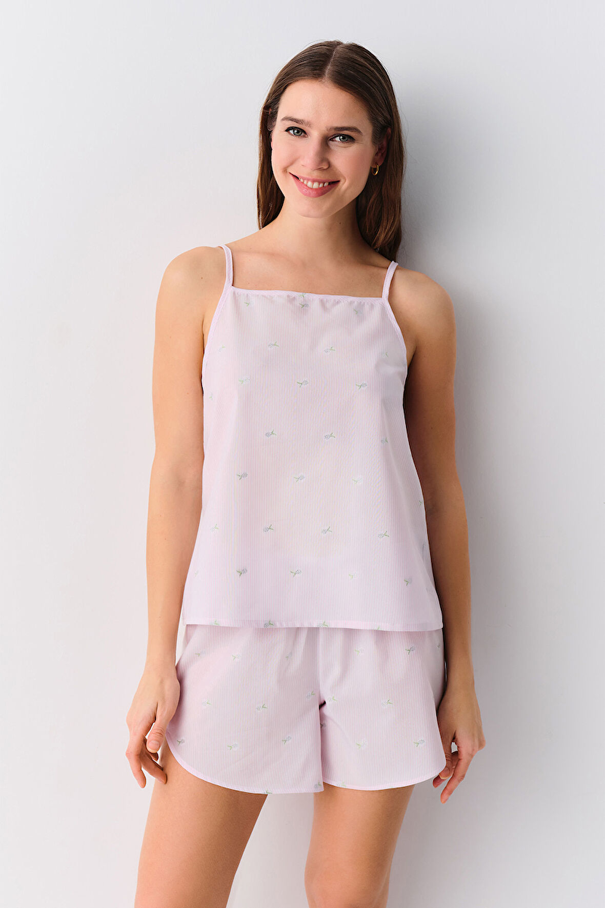 Suwen Pina Şort Pijama Takımı