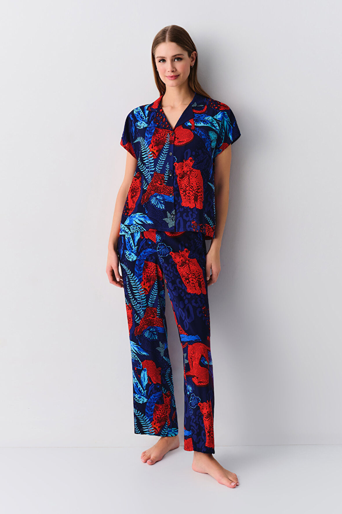 Suwen Leo Maskülen Pijama Takımı