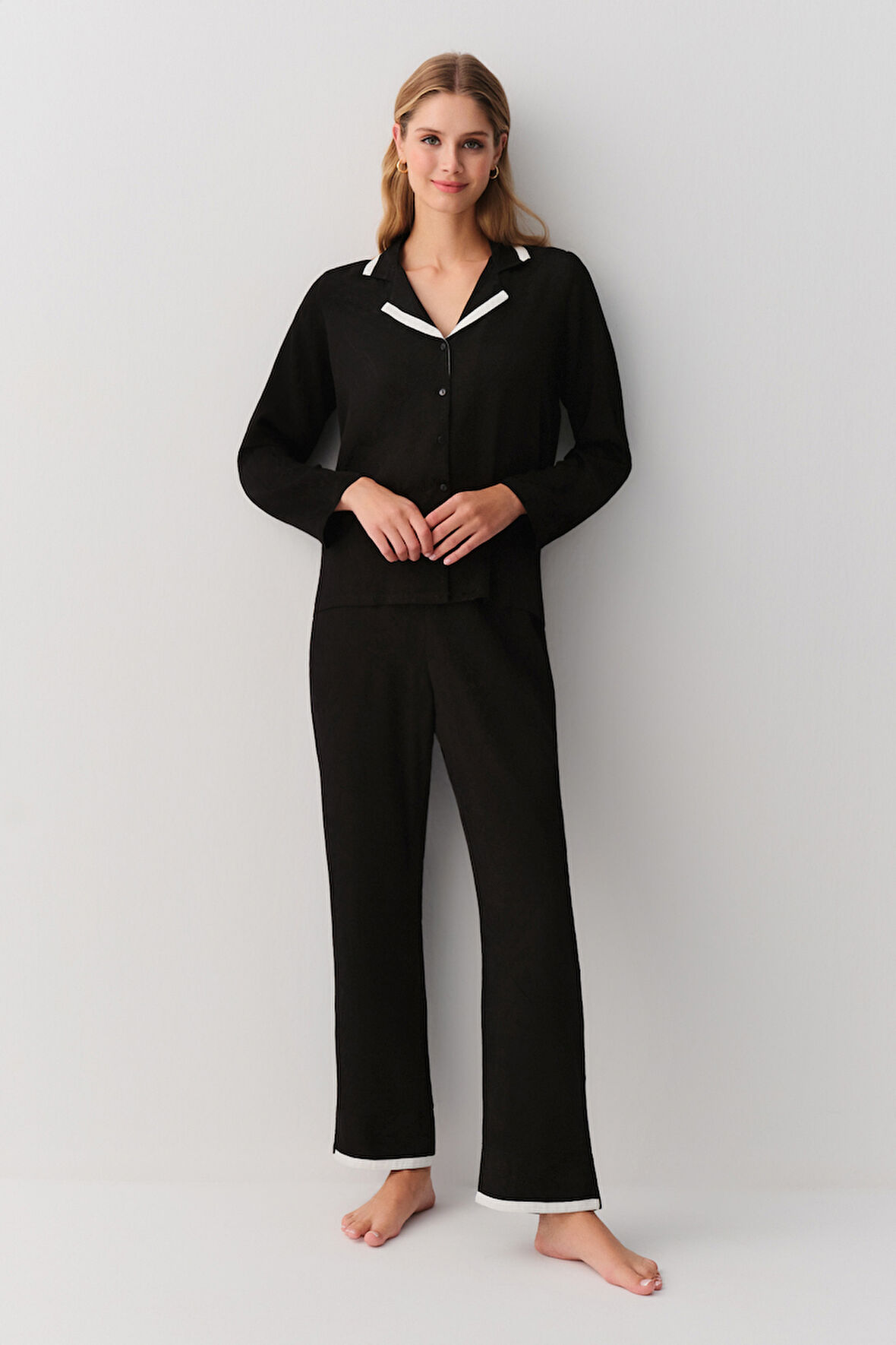 Suwen Cecilia Maskülen Pijama Takımı