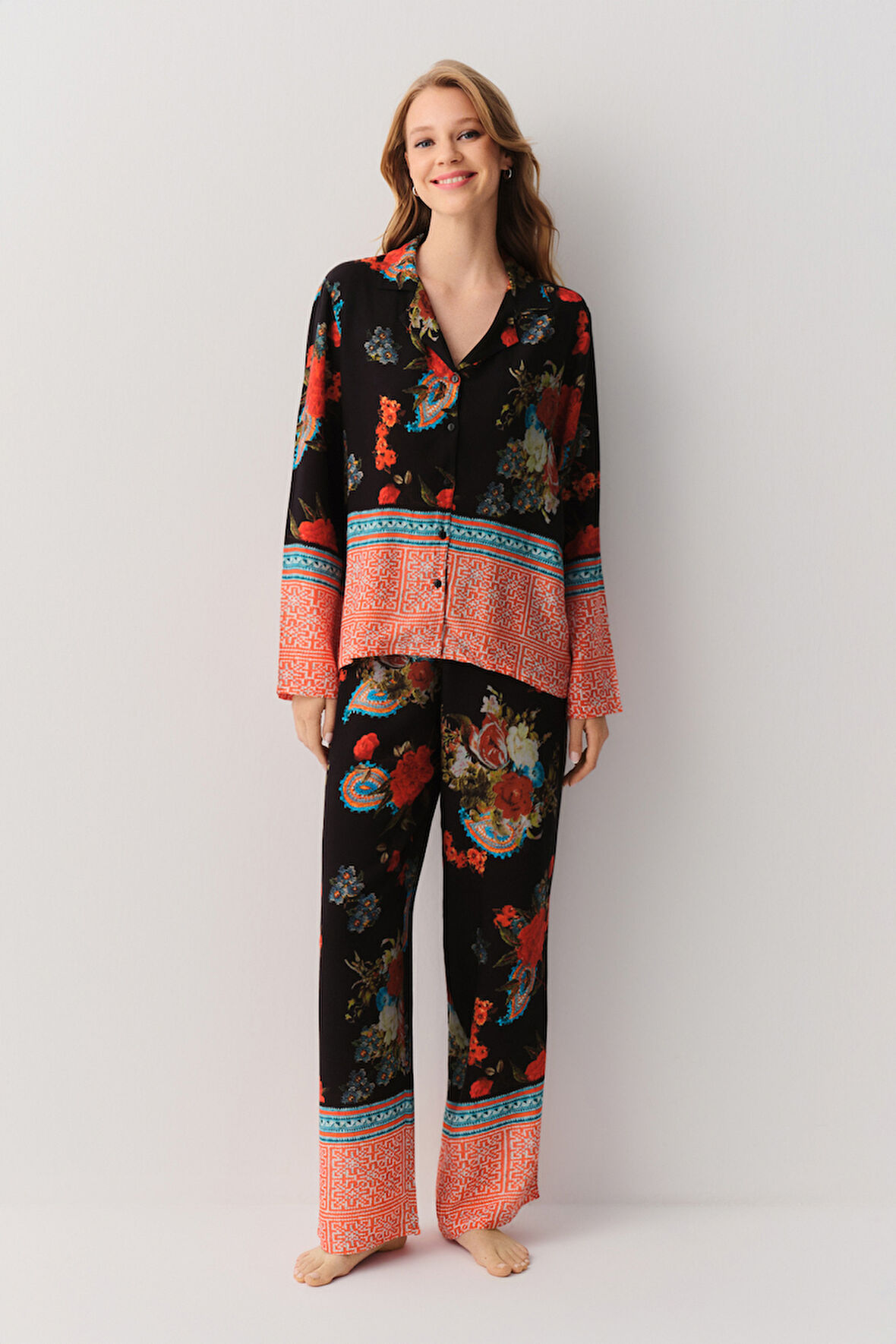 Suwen Liora Maskülen Pijama Takımı