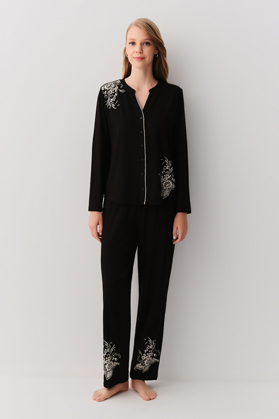 Suwen Efruz Maskülen Pijama Takımı