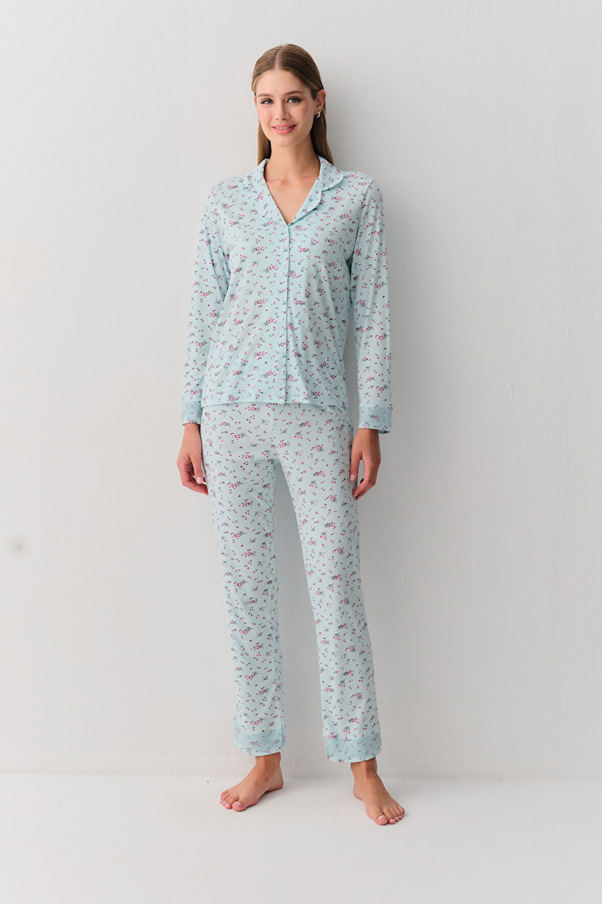 Suwen Young Mother Maskülen Pijama Takımı