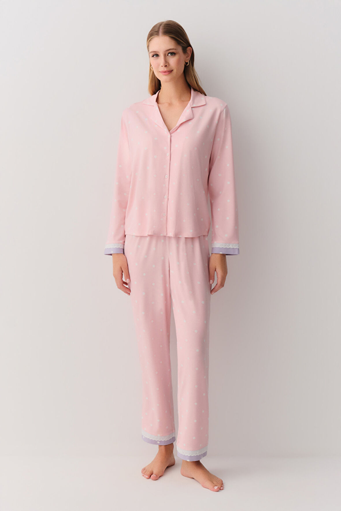 Suwen Pointy Maskülen Pijama Takımı