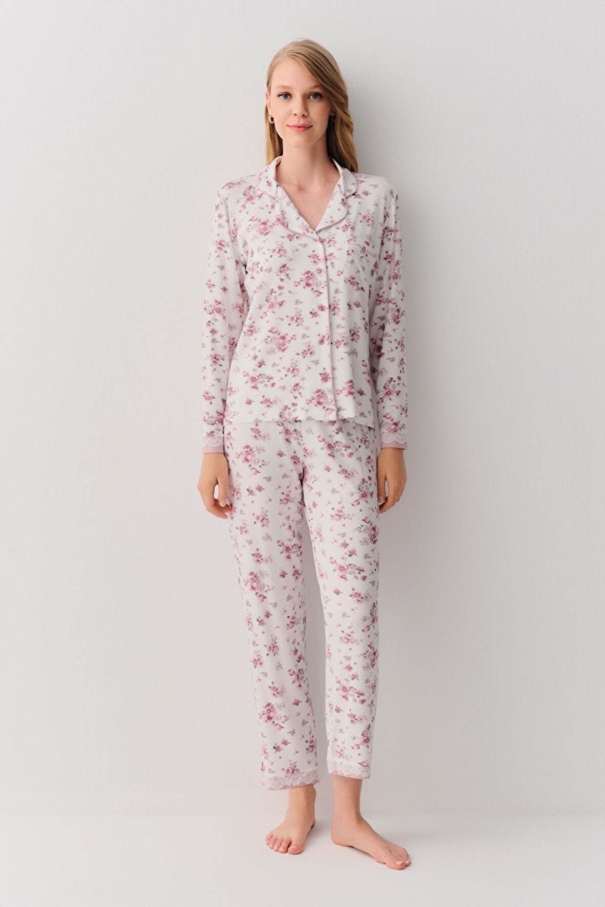 Suwen Solen Maskülen Pijama Takımı