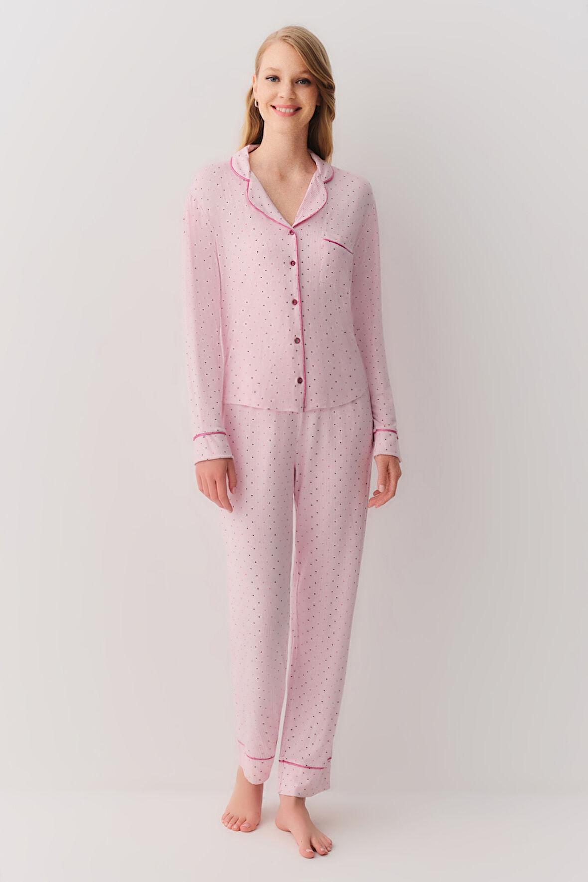 Suwen Shiny Maskülen Pijama Takımı