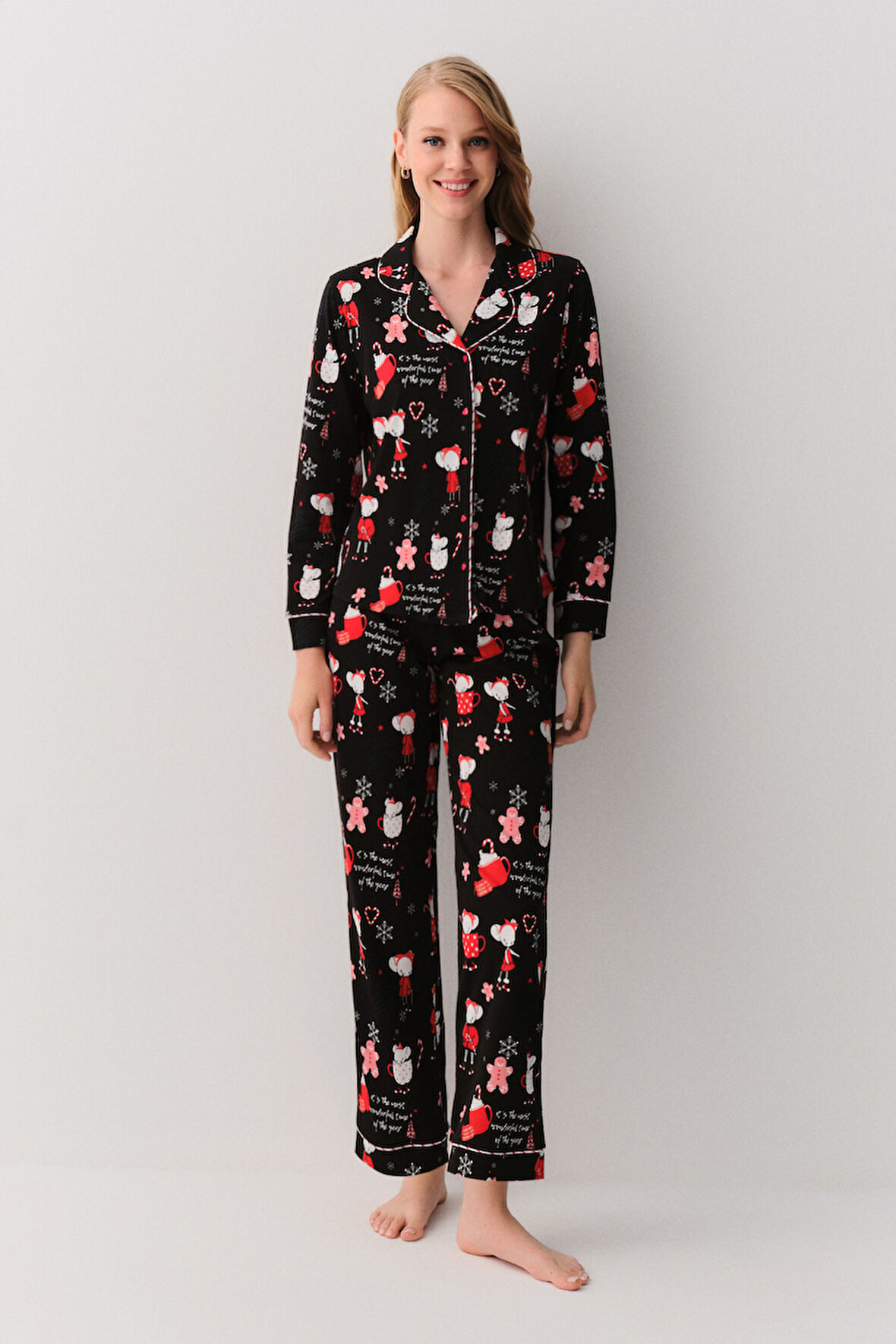 Suwen Lulusu Maskülen Pijama Takımı