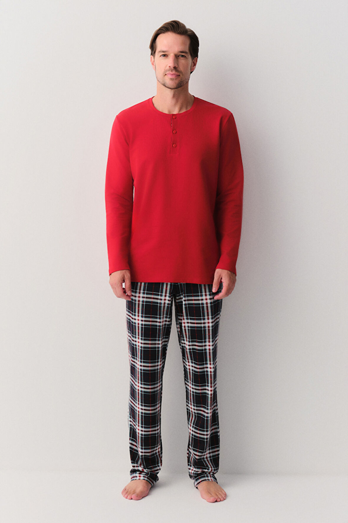 Suwen Robert Erkek Pijama Takımı