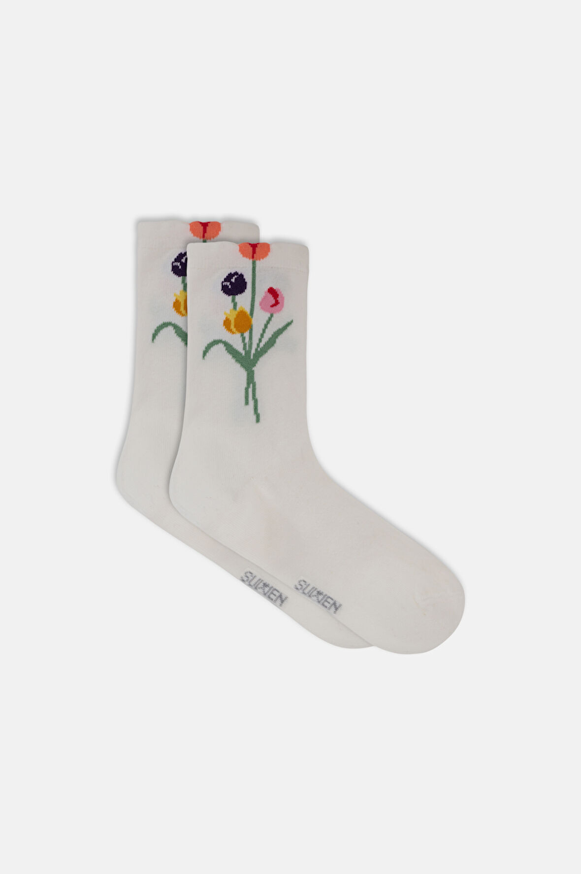 Suwen Flower Pop Soket Çorap