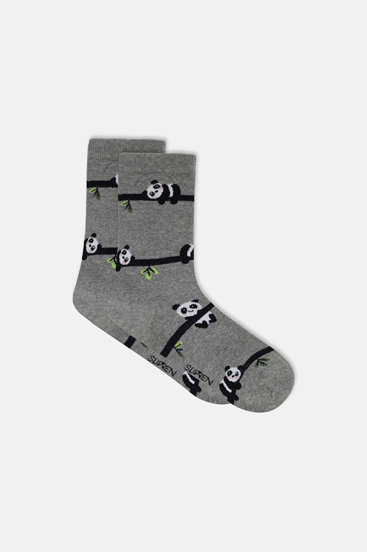 Suwen Happy Panda Soket Çorap