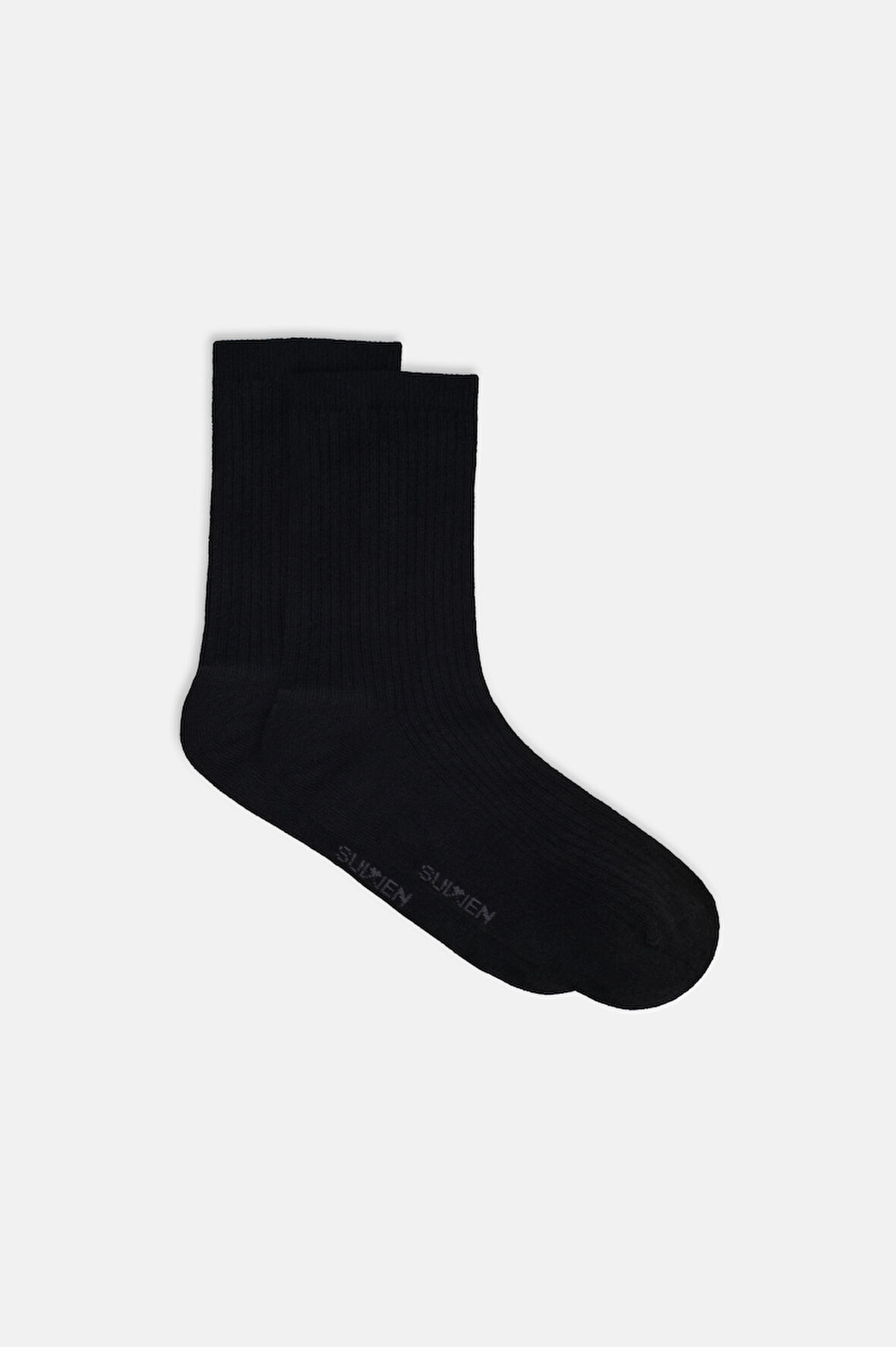 Suwen Ribbed Soket Çorap