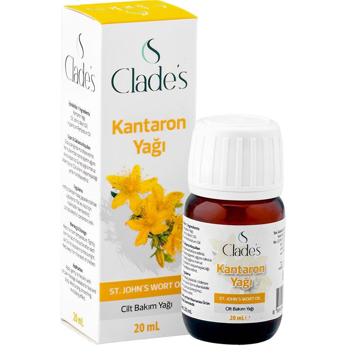 Kantaron Yağı 20 ml - Cilt Bakım Yağı Centaury Oil